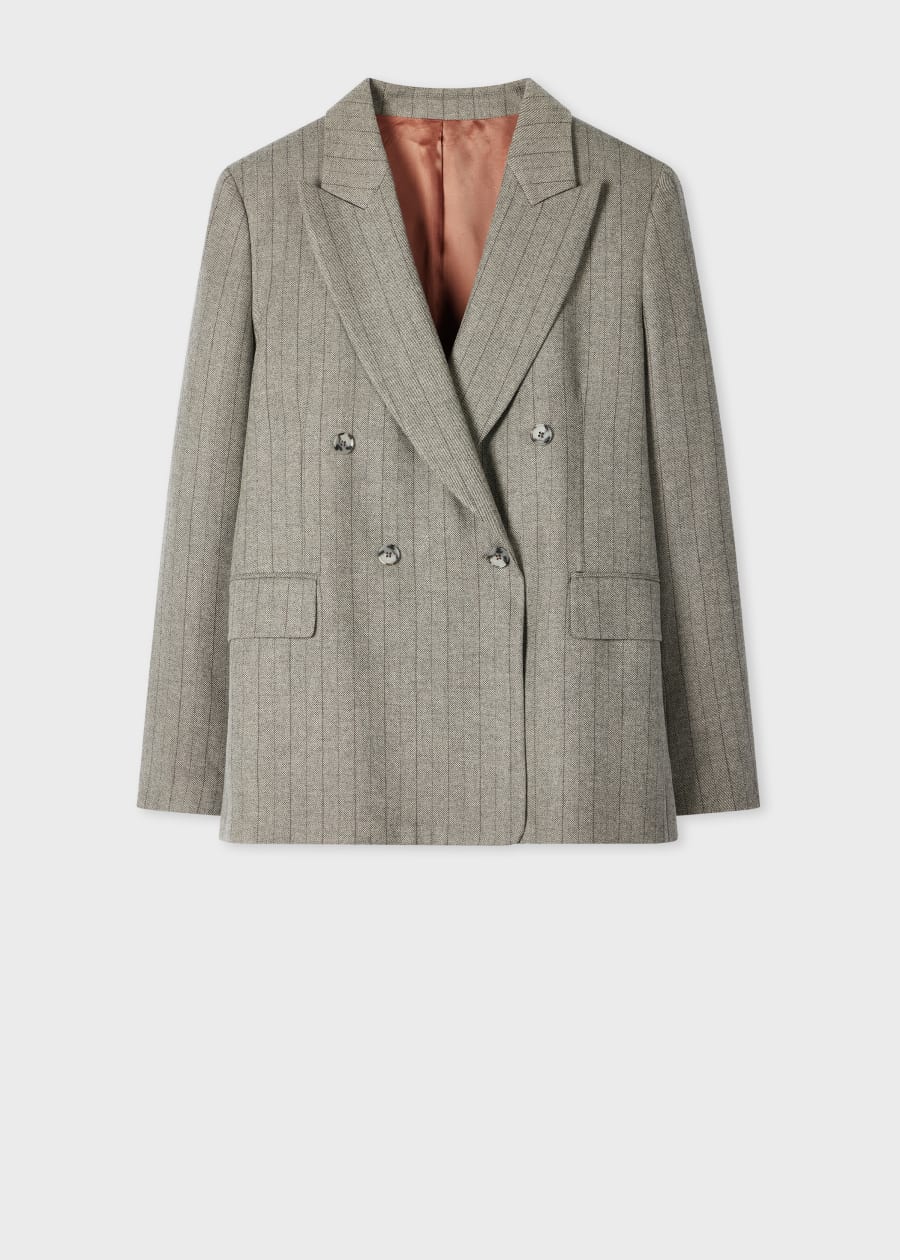 希少 00s paul smith gabardine box jacket M Designer Jackets for Women | Paul Smith