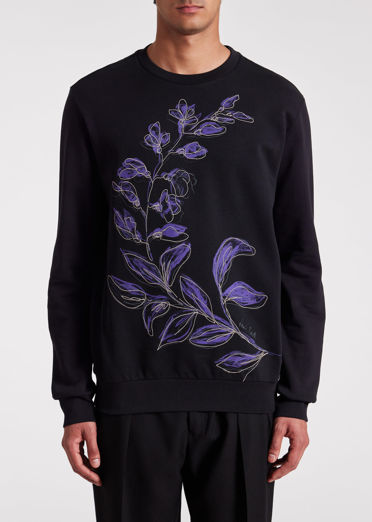 Mens Laurel Print Sweatshirt