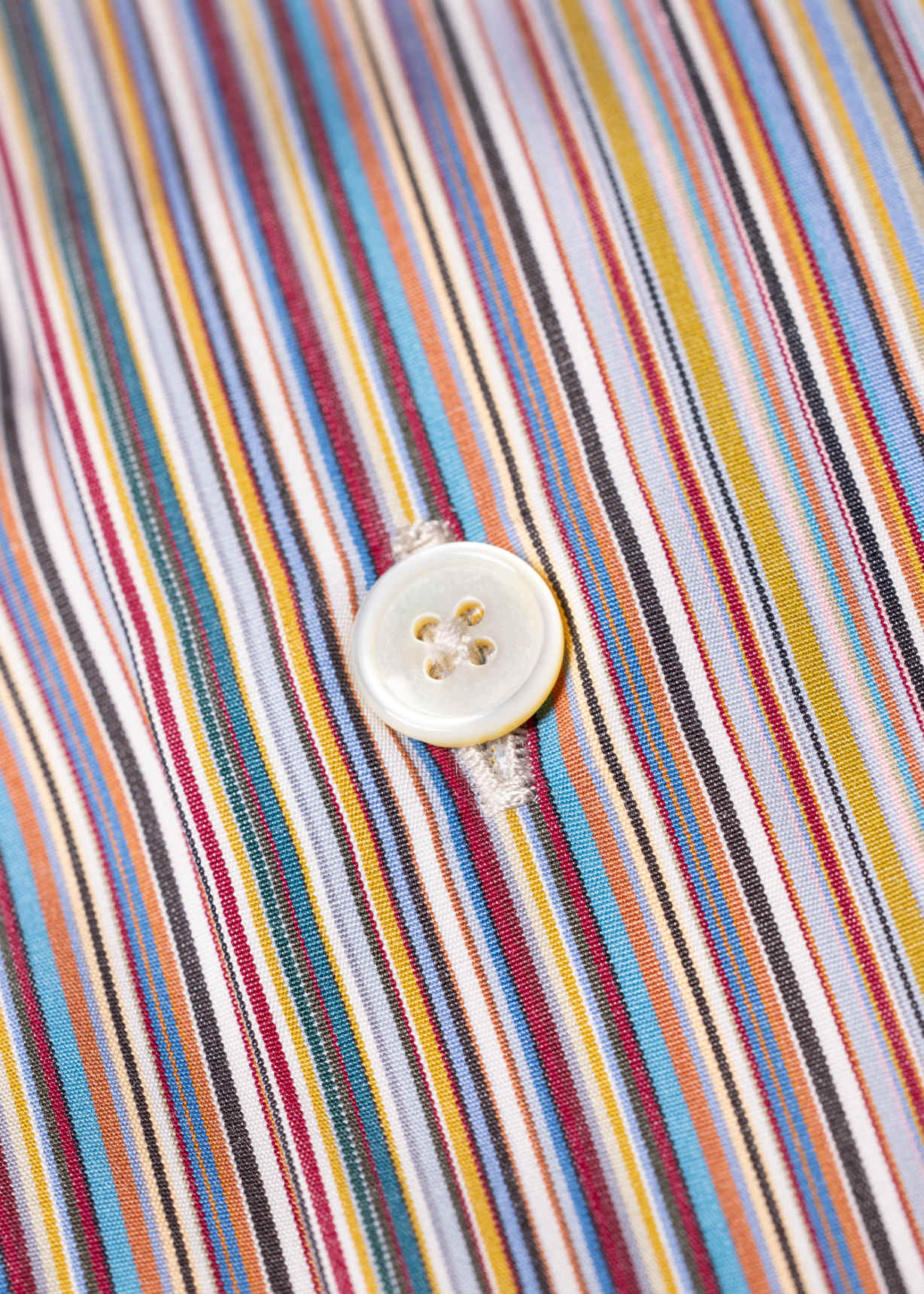 Slim-Fit 'Signature Stripe' Cotton Shirt