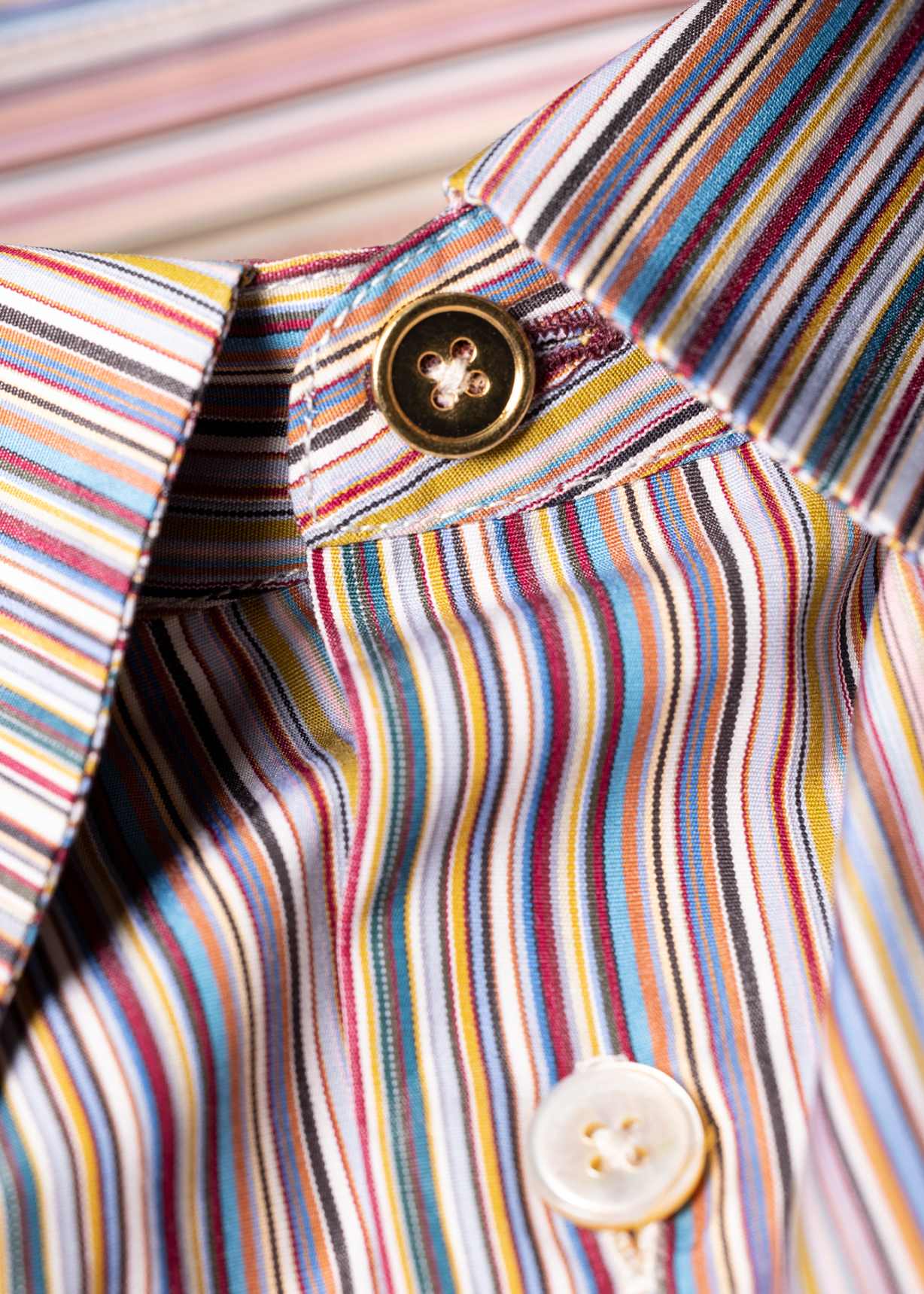 Slim-Fit 'Signature Stripe' Cotton Shirt