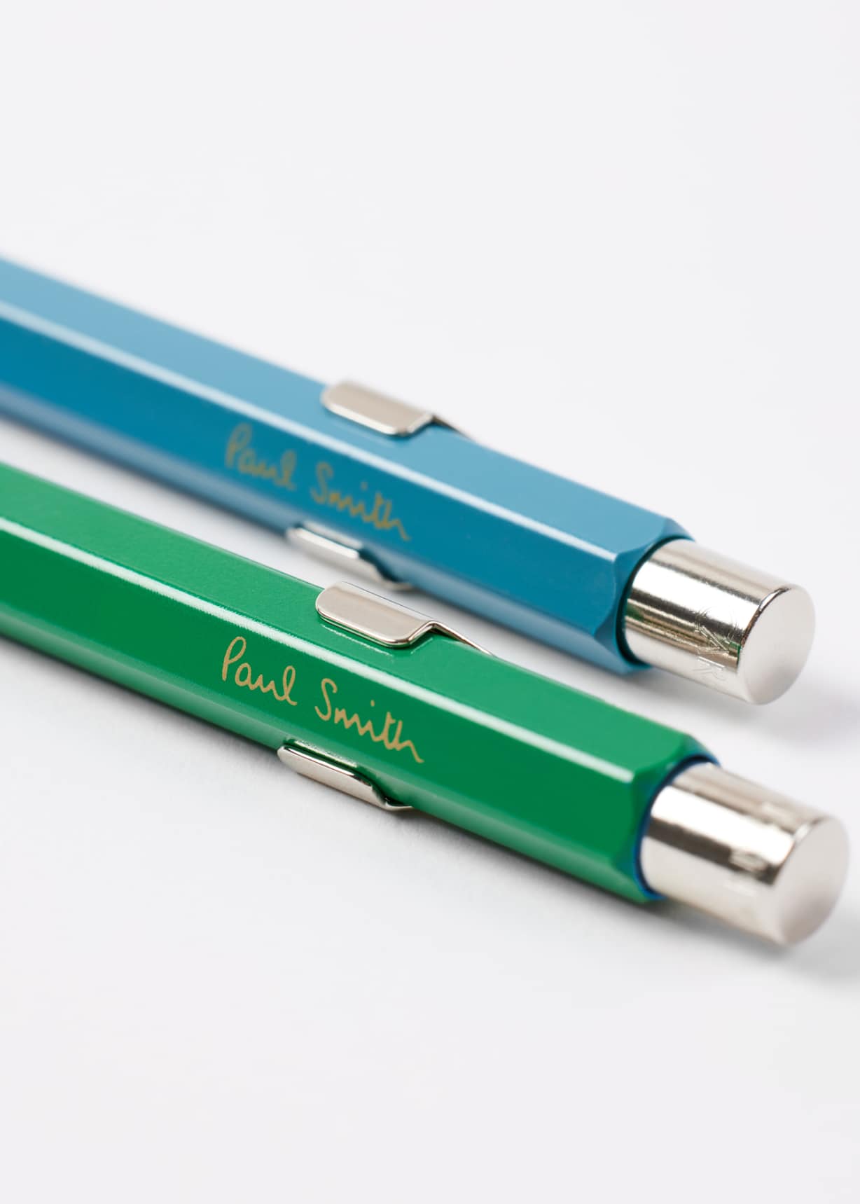 Paul Smith+CARAND' ACHE 849 Olive ボールペン Caran d'Ache + Paul Smith - 849 Blue & Green Ballpoint Pen