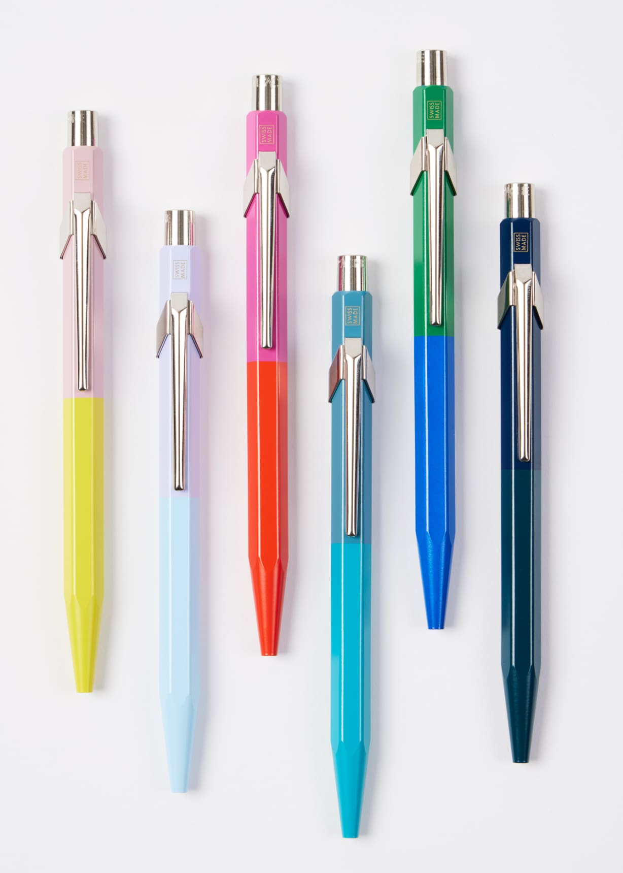 Paul Smith+CARAND' ACHE 849 Olive ボールペン Caran d'Ache + Paul Smith - 849 Blue & Green Ballpoint Pen