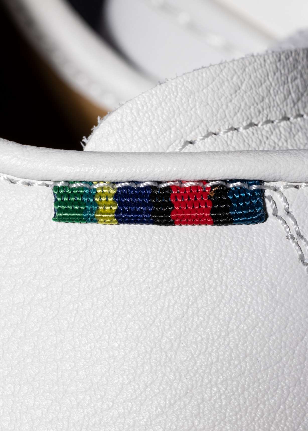 Men's White Calf Leather 'Miyata' Sneakers