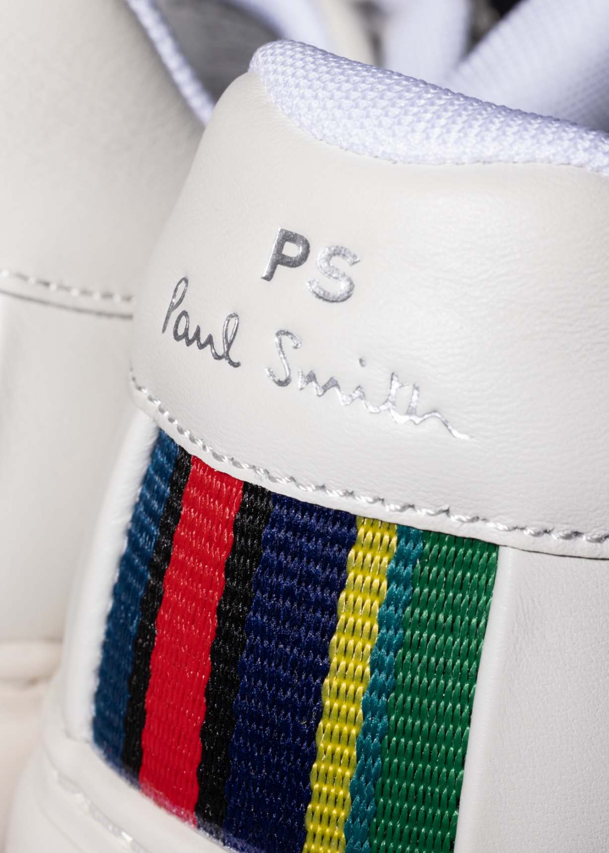 Men's White Leather 'Rex' Sneakers