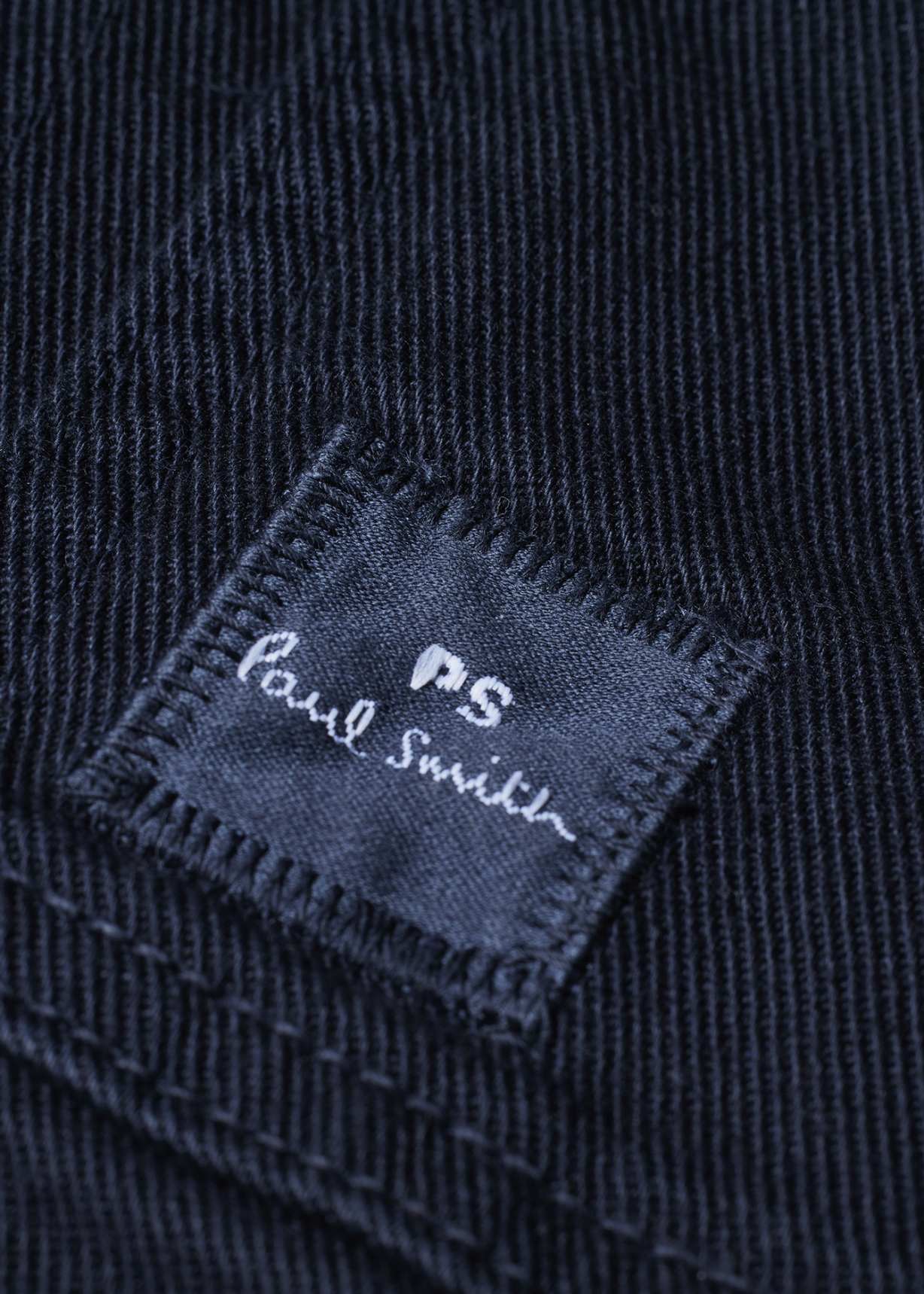 Men's Dark Navy Garment-Dyed Organic Cotton Work Jacket