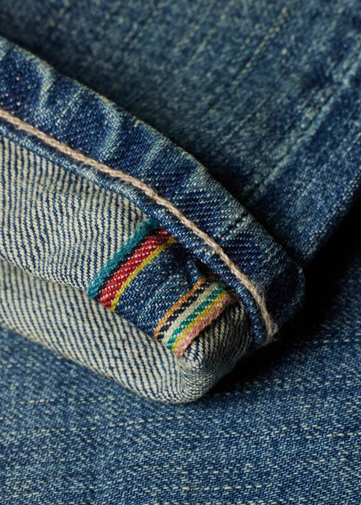 Paul Smith - Paul Smith JEANS・パフスリーブジャケット Men's Paul Smith + Lee® Mid Antique-Wash Selvedge 101 Rider Jeans