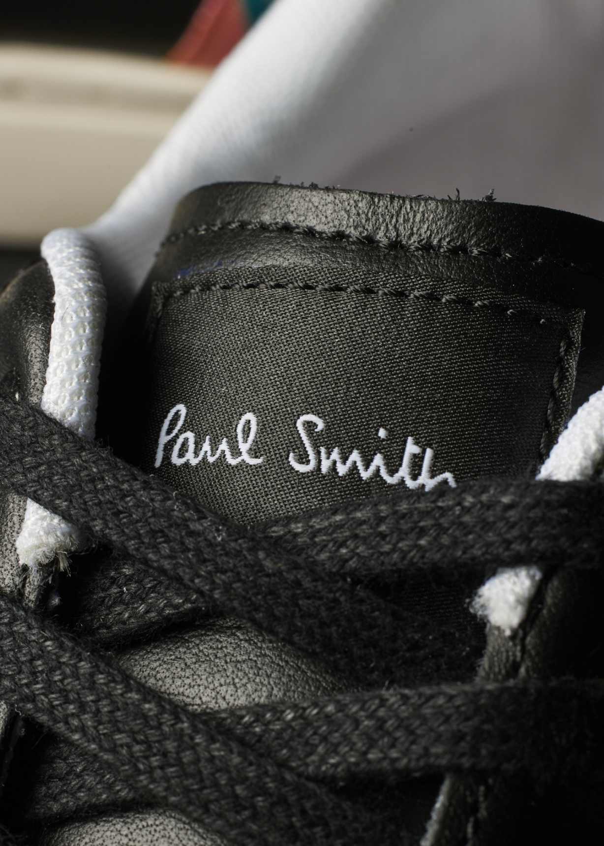 Women's Black Leather 'Dusky Swirl' 'Lapin' Trainers