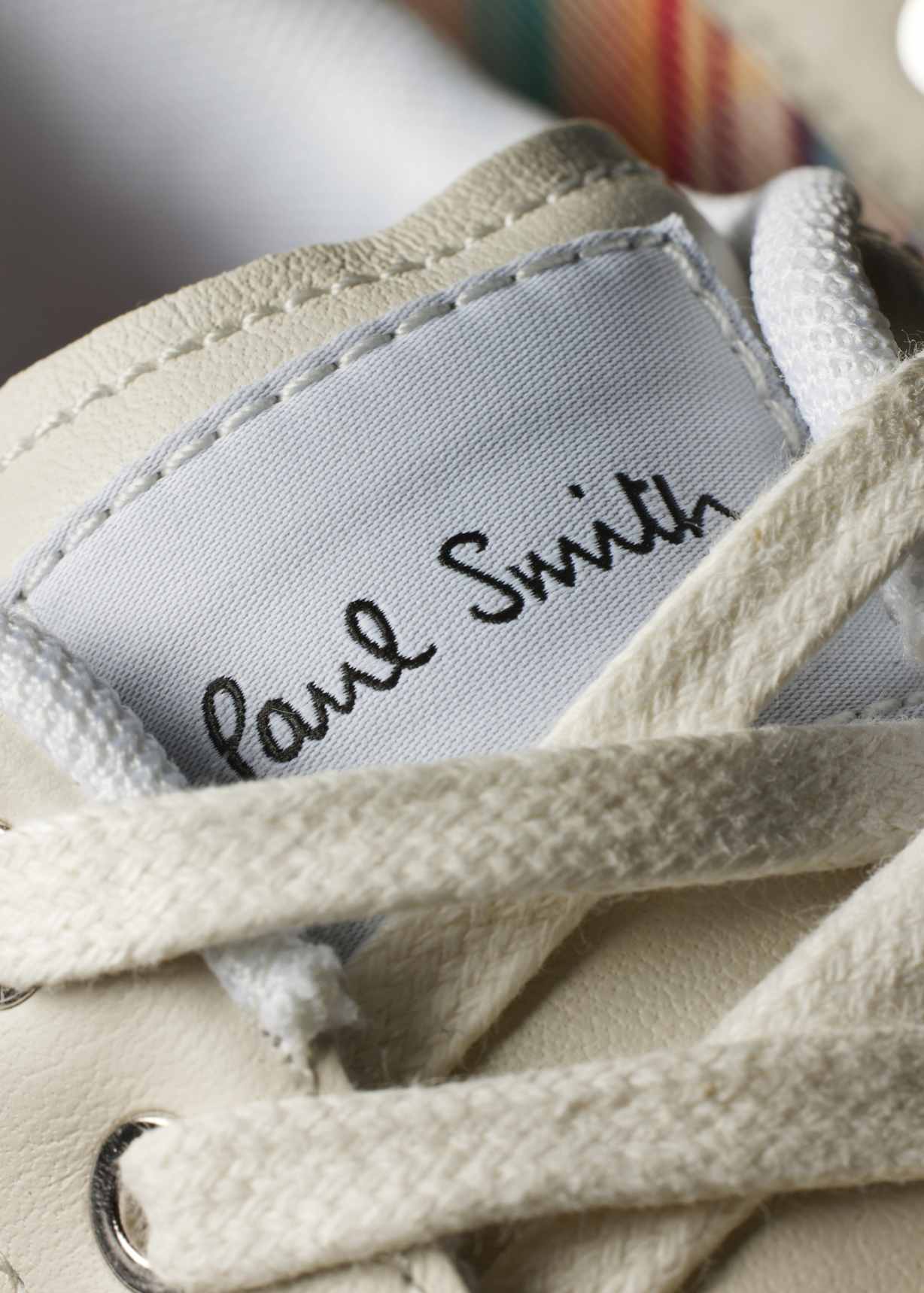 Women's White Leather 'Dusky Swirl' 'Lapin' Trainers