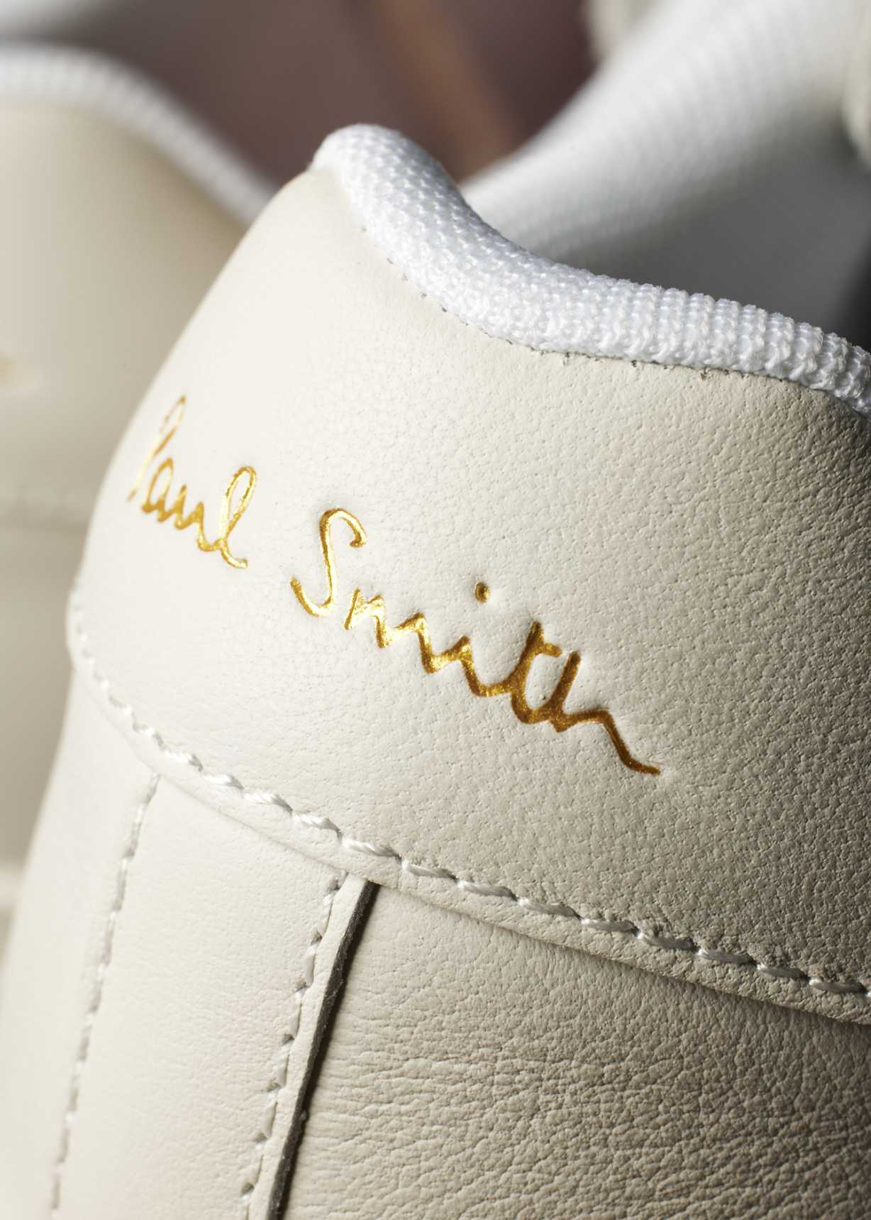 Women's White Leather 'Dusky Swirl' 'Lapin' Trainers