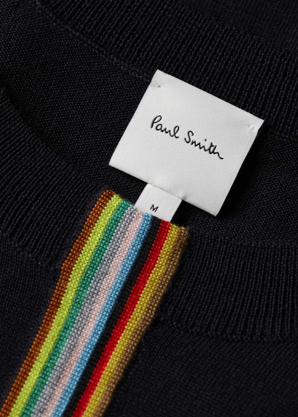 Men's Navy 'Signature Stripe' Merino Wool Sweater