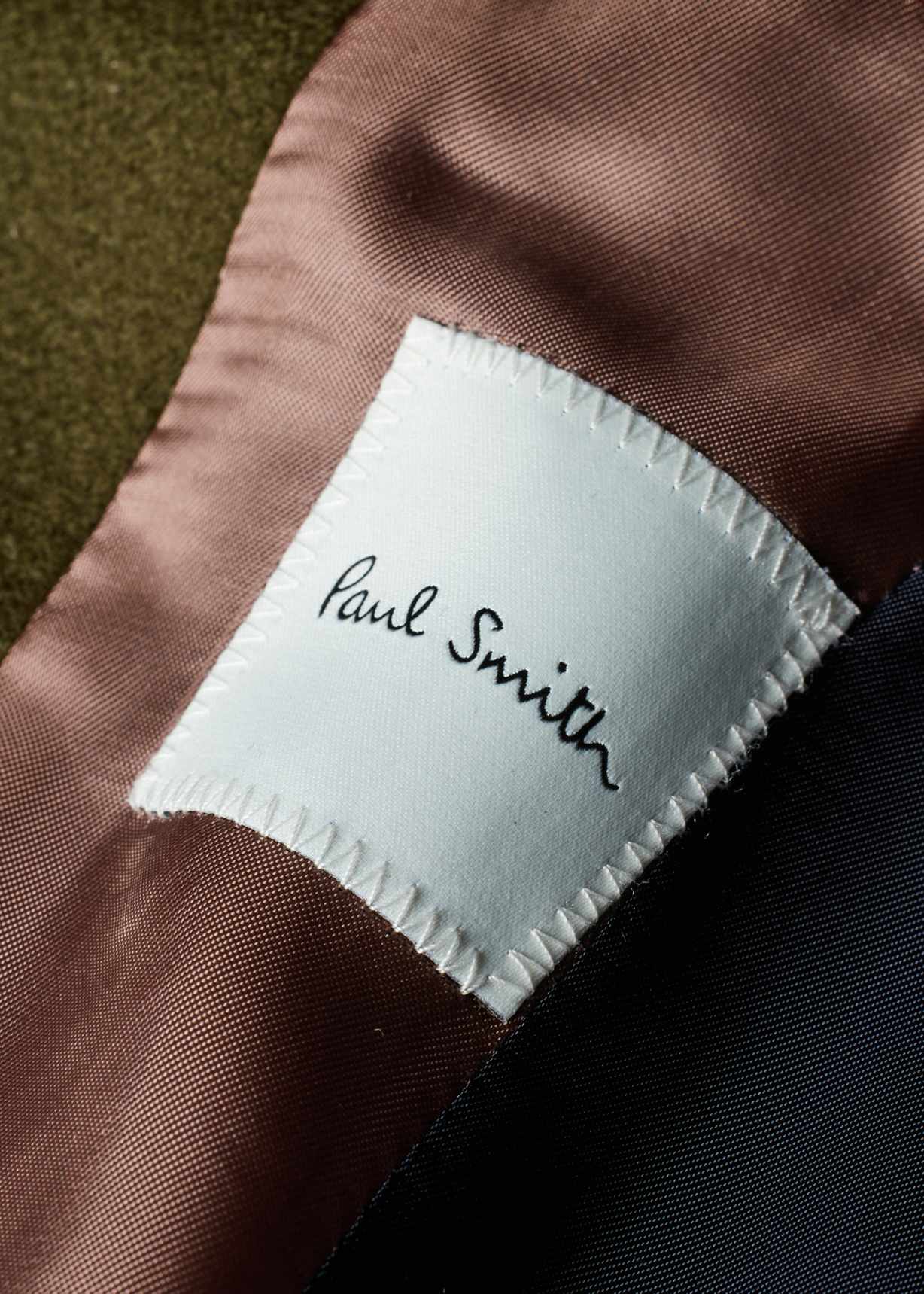 Men's Khaki Wool-Cashmere Epsom Coat
