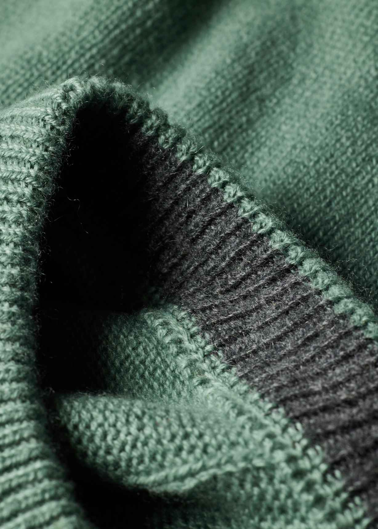 Men's Sage Green Cashmere Crew Neck Sweater