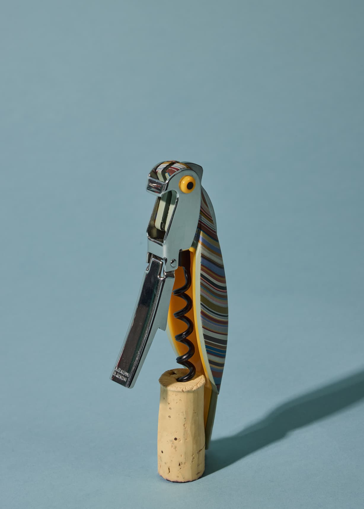 Alessi x Paul Smith - 'Signature Stripe' Parrot Sommelier Corkscrew