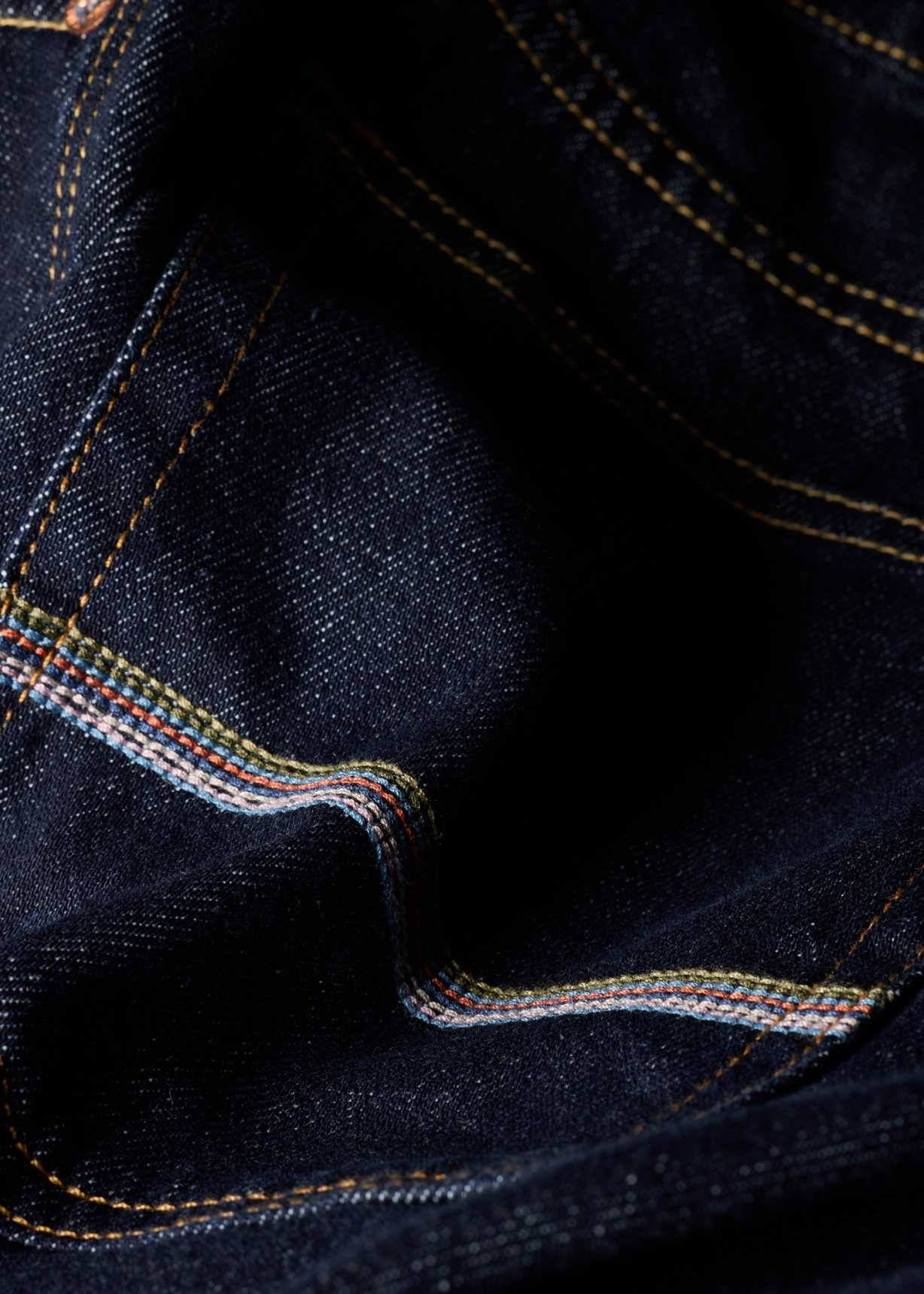 Men's Relaxed Tapered-Fit Rinse Wash 'Organic Vintage Stretch' Jeans