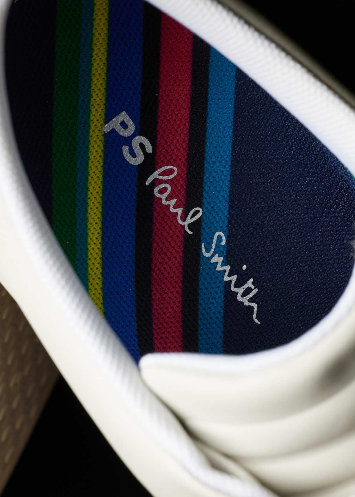Men's White Leather 'Lee' Trainers