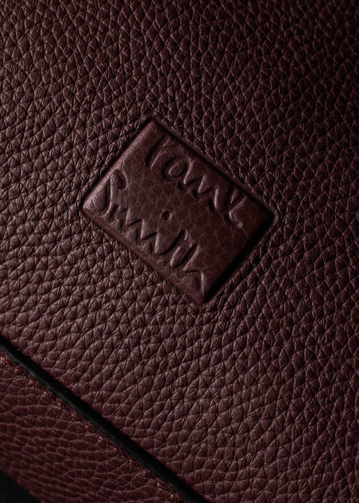 PaulSmith 3way シグネチャージップバッグ　本革 バーガンディ Burgundy Leather Double-Zip Folio