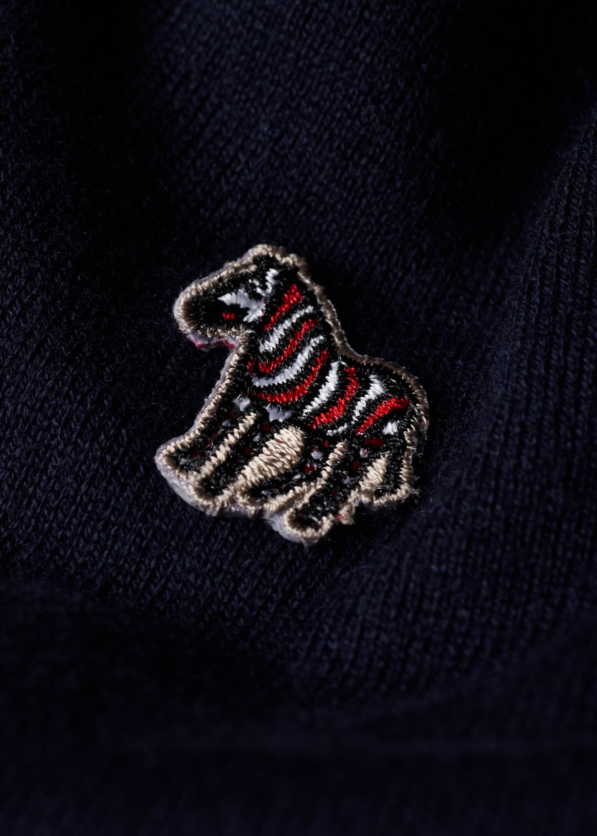 Paul Smith For Manchester United - Dark Navy Quarter-Zip Zebra