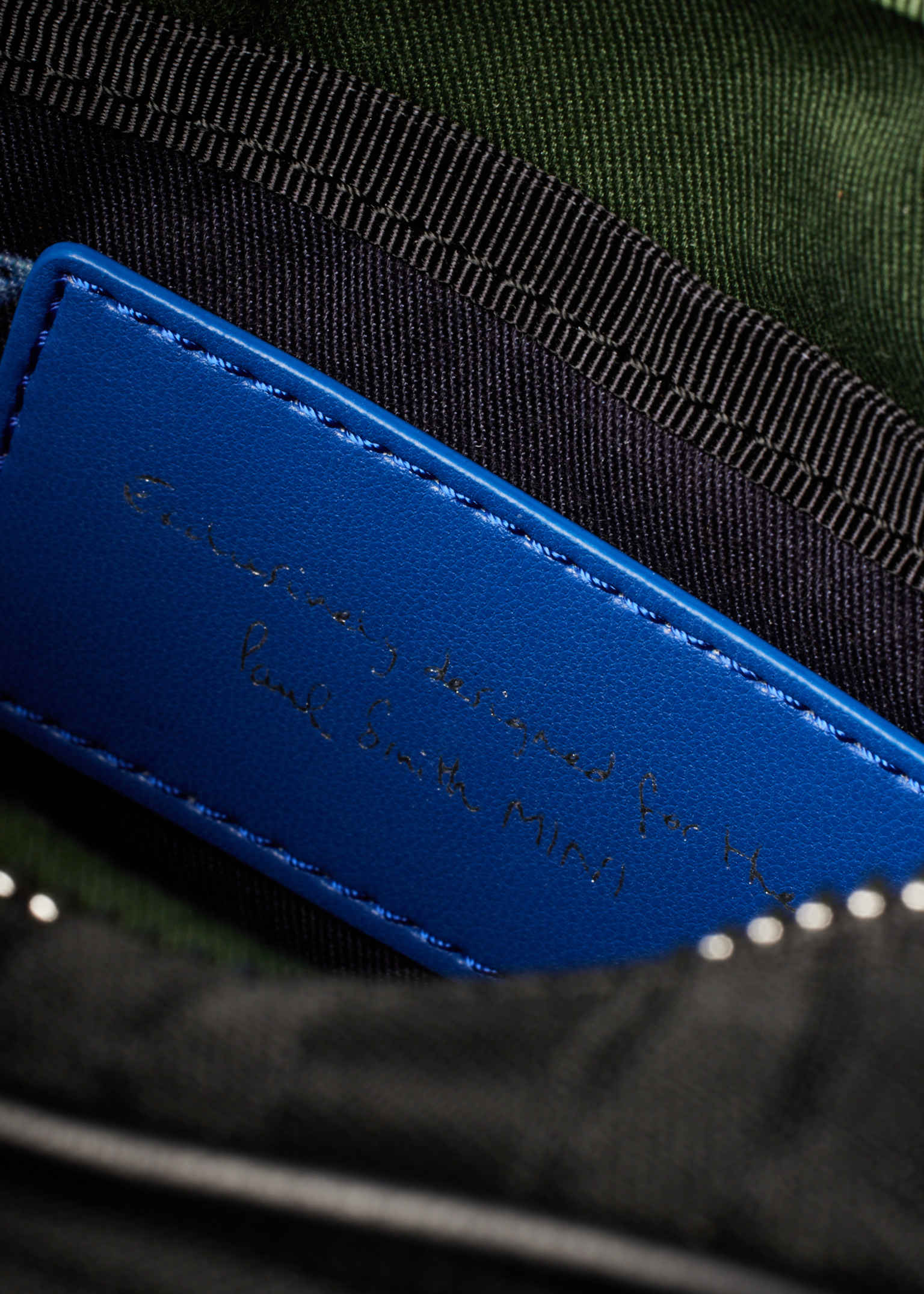 Paul Smith x MINI - Black Shadow Stripe Flight Bag