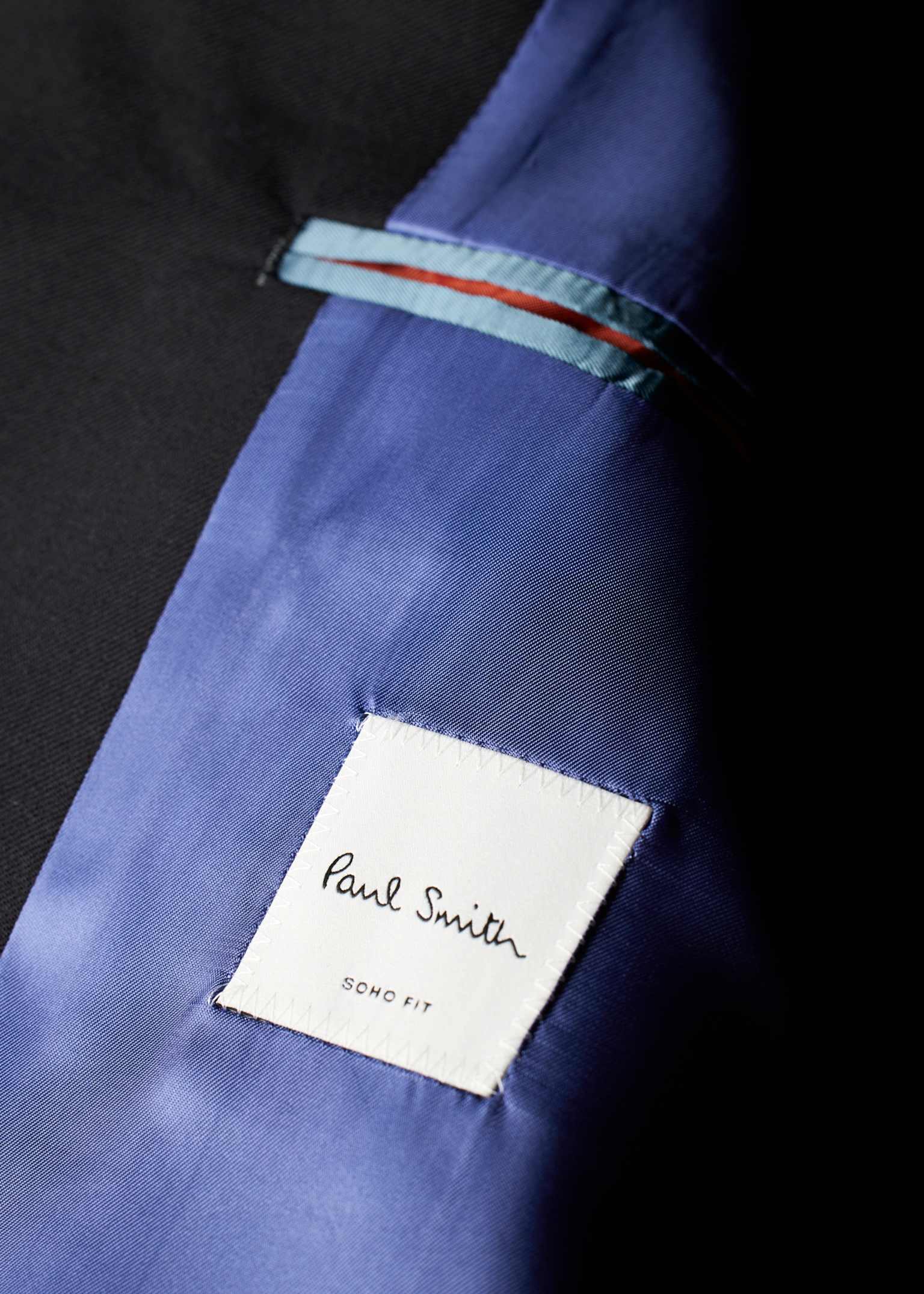 【新品】Paul Smith SOHO FIT ブラックスーツ The Soho - Men's Tailored-Fit Black Wool 'A Suit To Travel In'