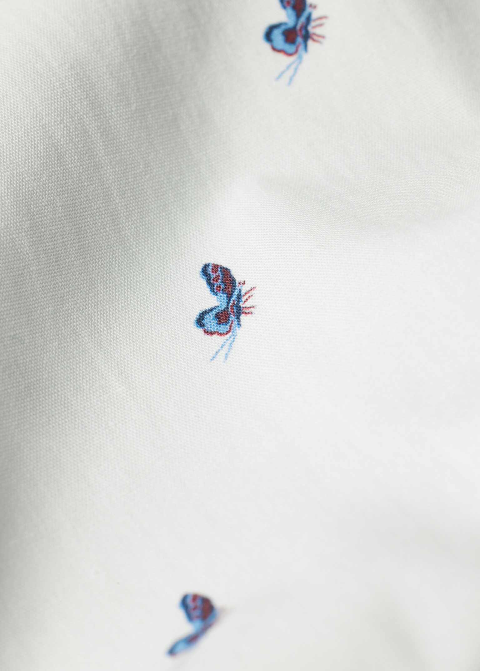 Regular Fit Long Sleeve Shirt - Butterflies
