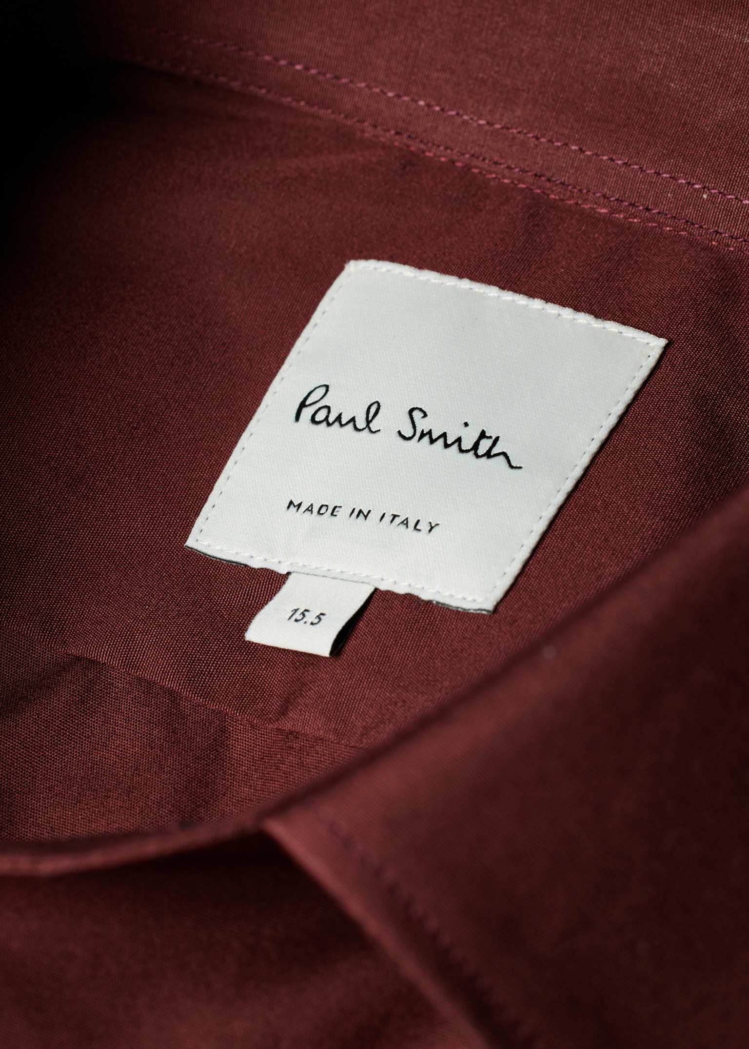 Paul Smith◆長袖シャツ/40/コットン/RED 中古・古着通販】PAUL SMITH (ポールスミス) 総柄シャツ