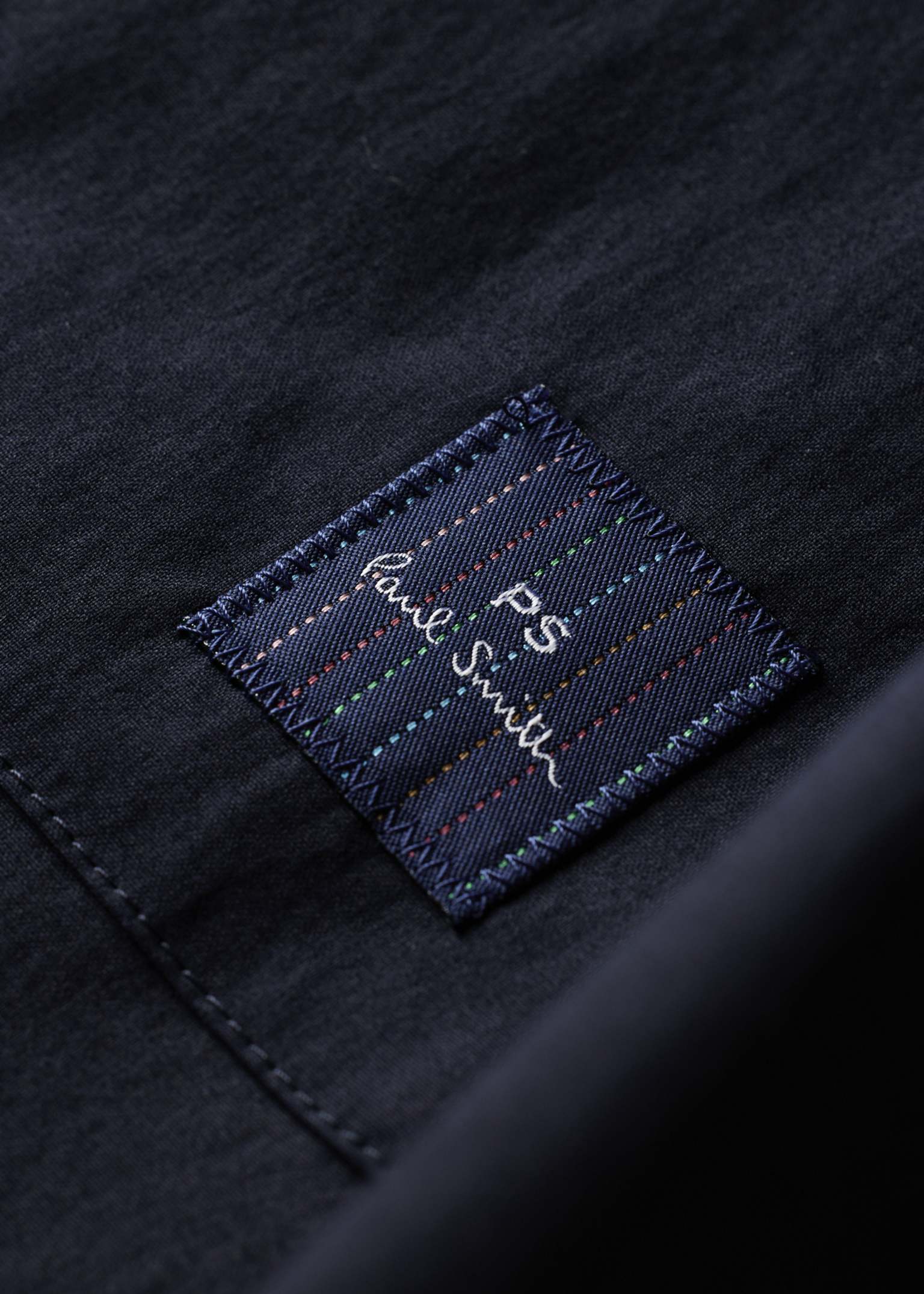 Men Embroidery Oversized Jersey Tee - Navy - SM2509146B