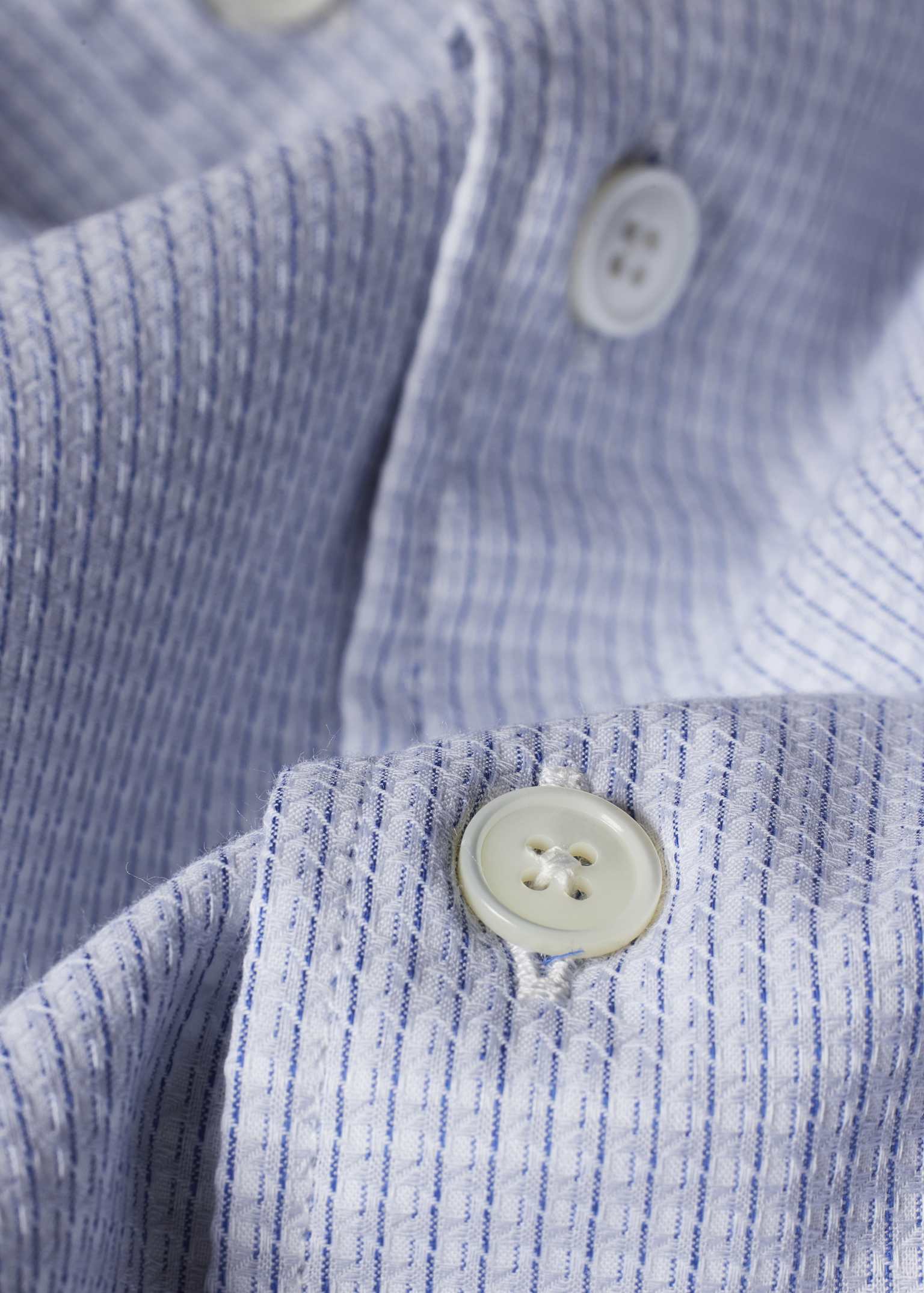 Blue and White Geo Shirt main image 0
