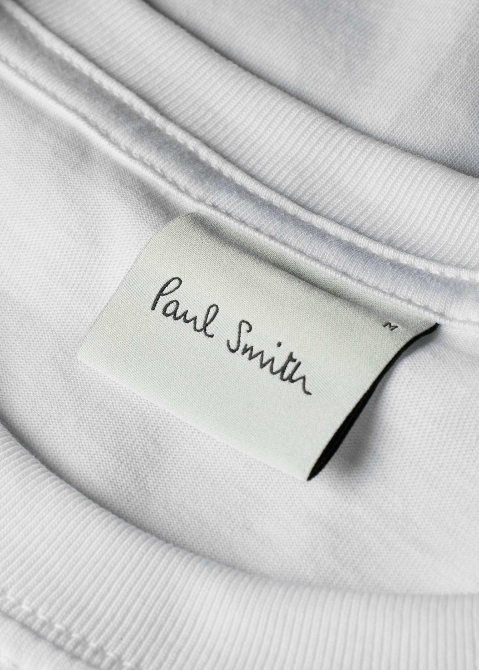 Paul Smith x Oasis - White 'Signature Stripe' Logo T-Shirt