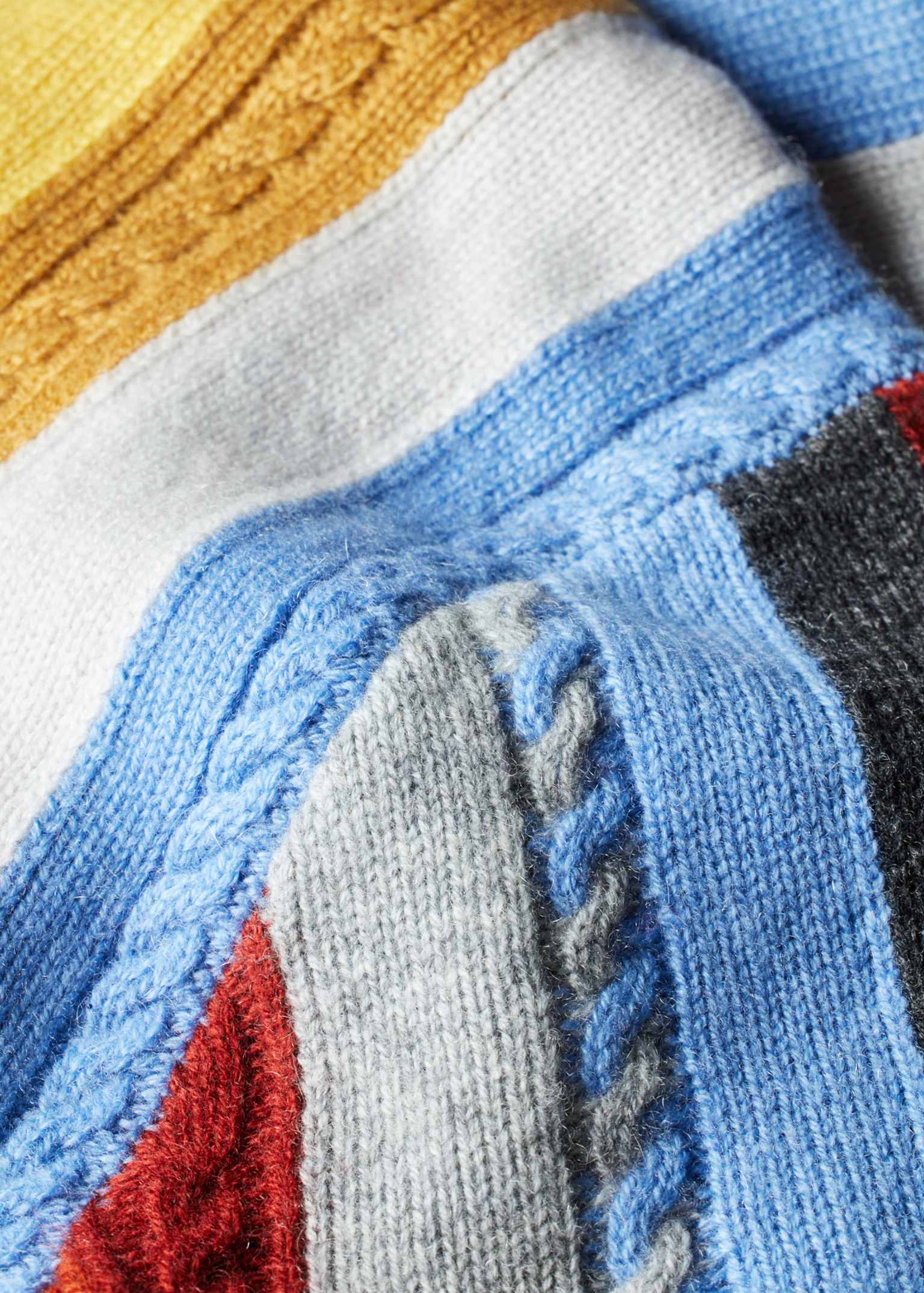 Cashmere-Blend 'Signature Stripe' Sweater