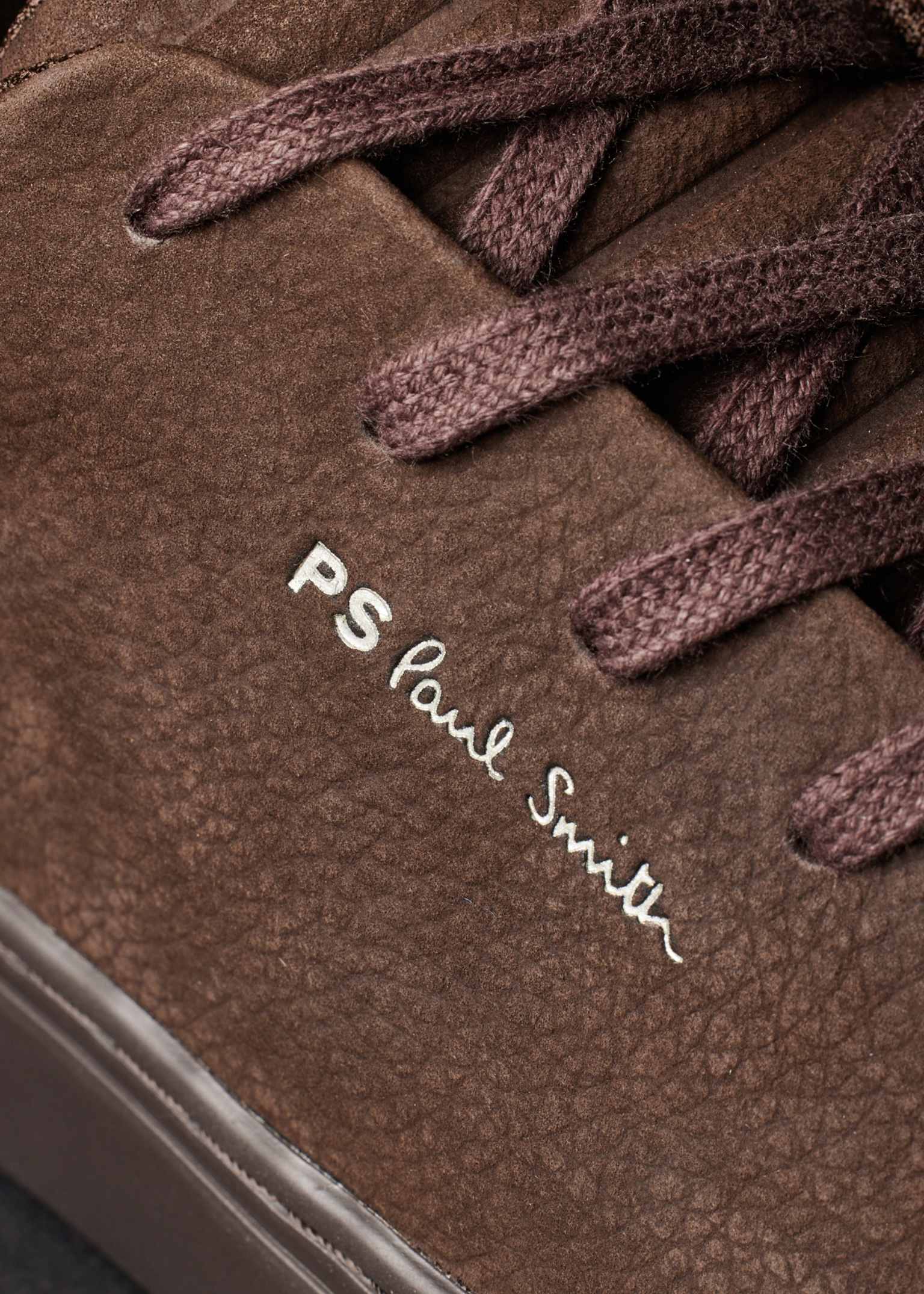 Men's Chocolate Brown Nubuck 'Lee' Trainers