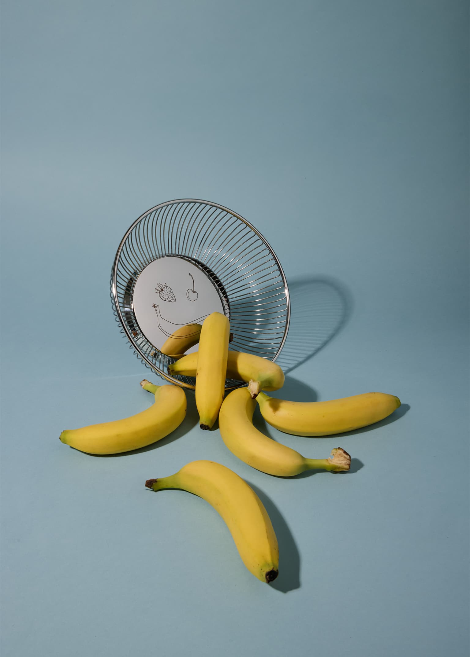 Alessi x Paul Smith - Fruit Face Wire Basket