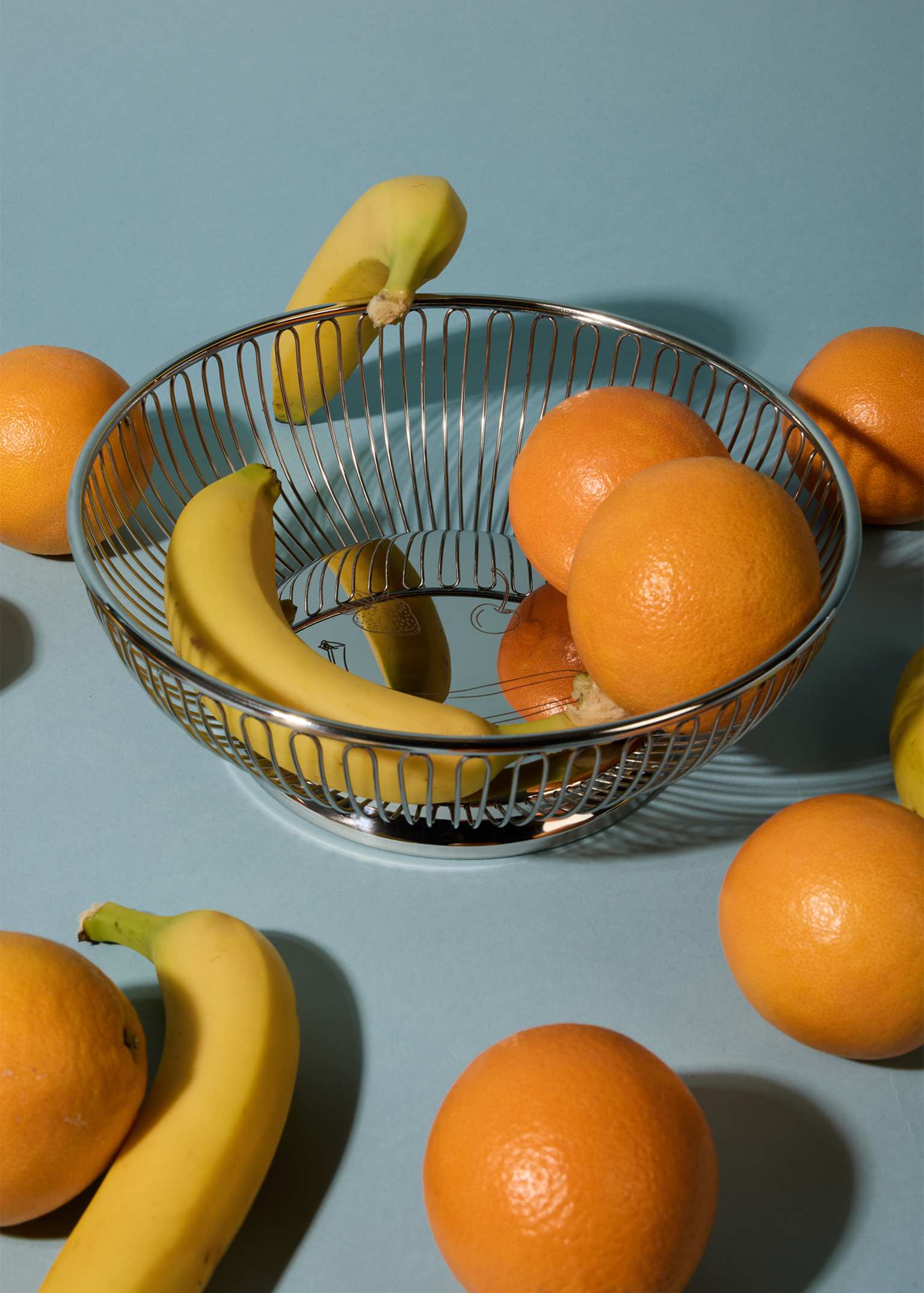 Alessi x Paul Smith - Fruit Face Wire Basket