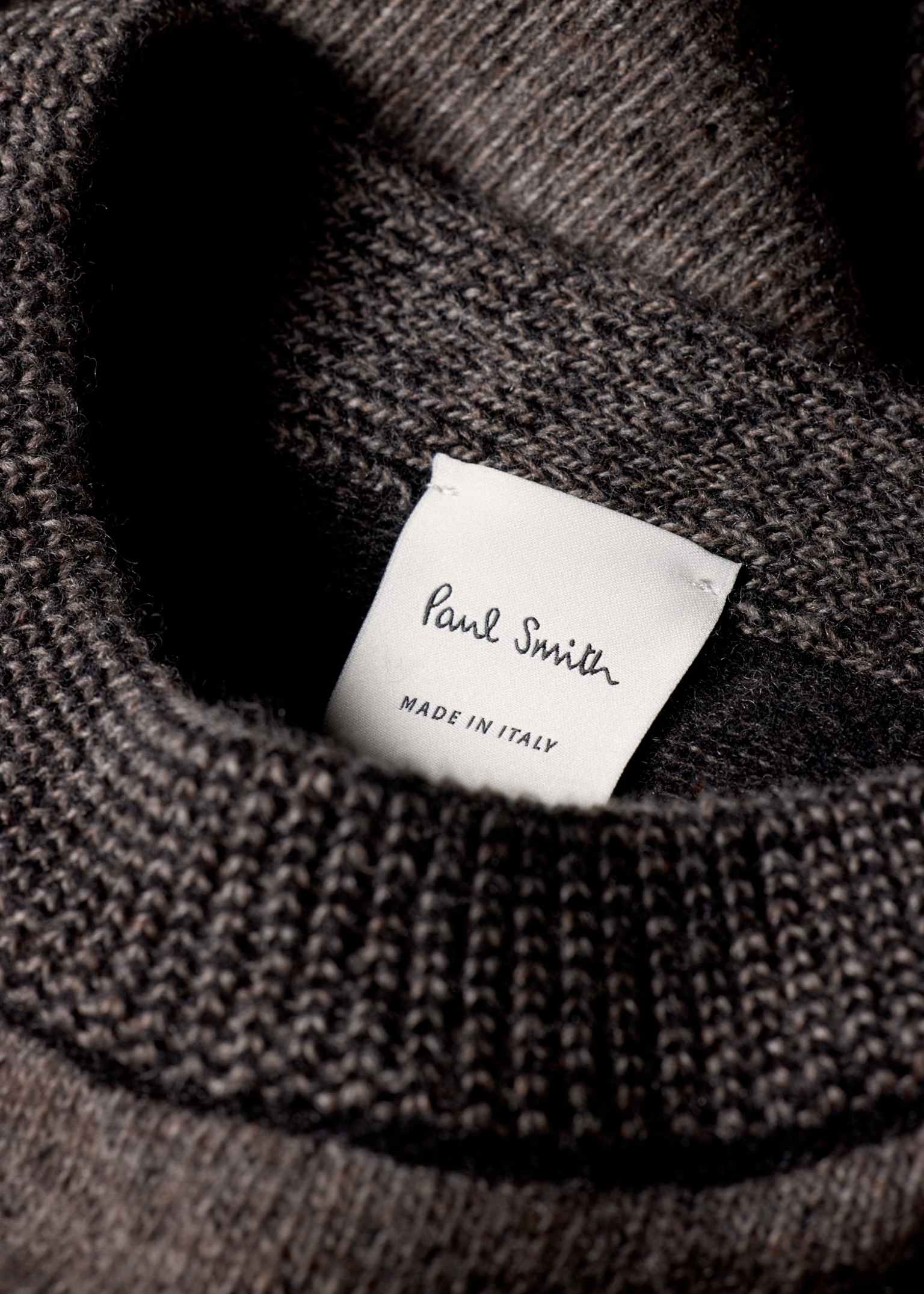 Men's Grey Lambswool Sweater