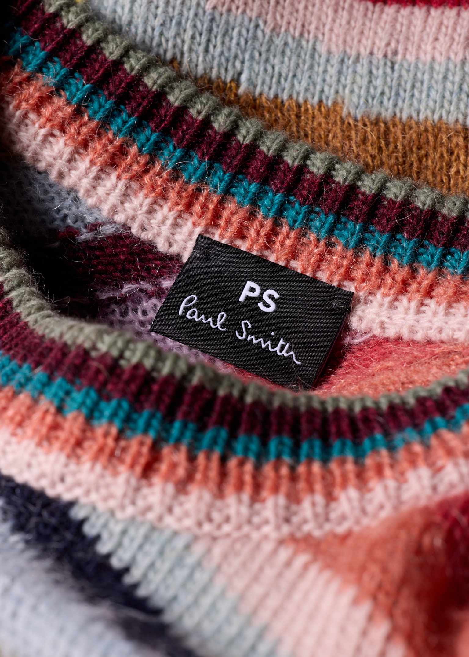 トップス Paul Smith Border Mohair Knit Women's 'Swirl' Wool-Mohair Knitted Sweater
