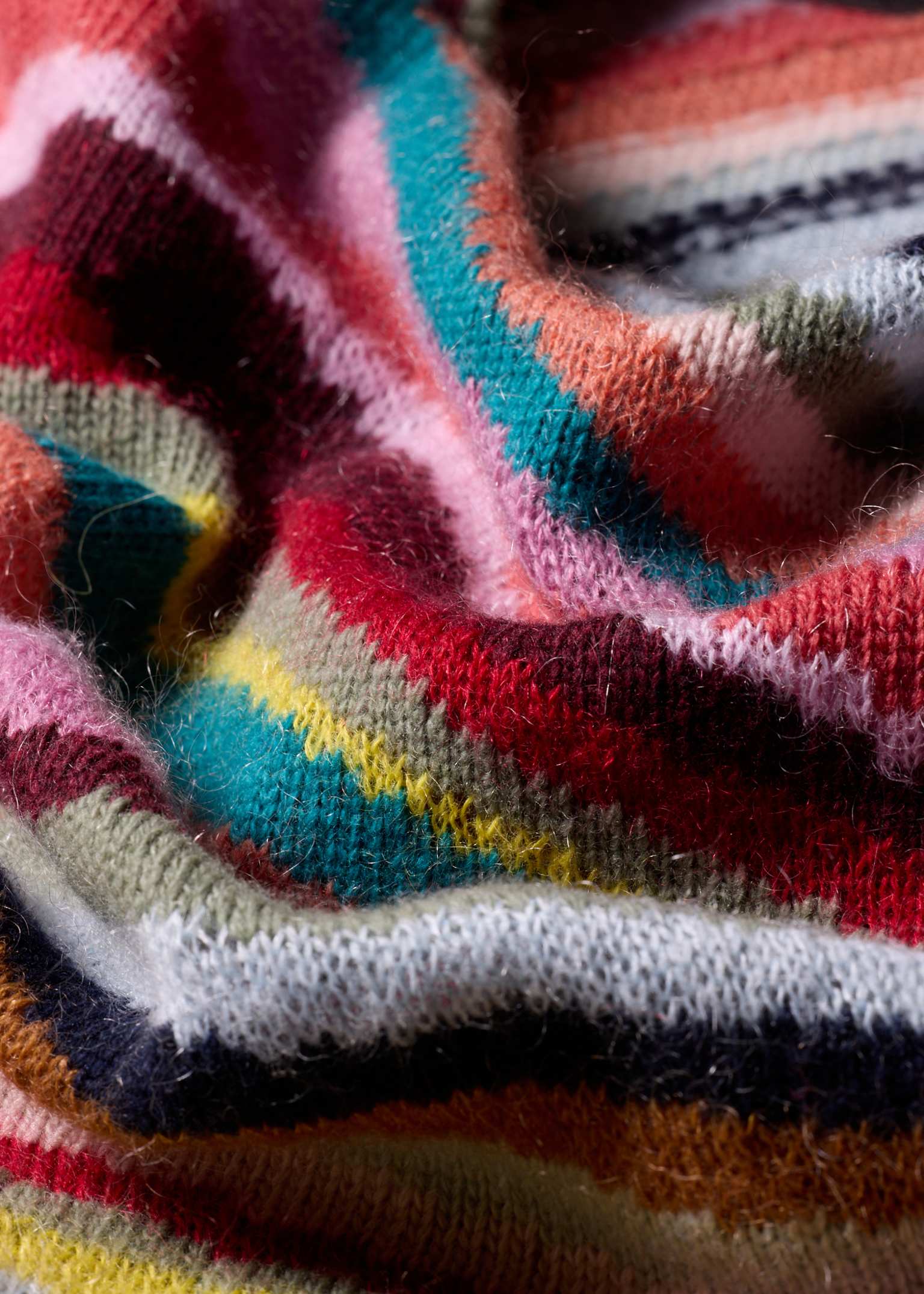 Women's 'Swirl' Wool-Mohair Knitted Sweater