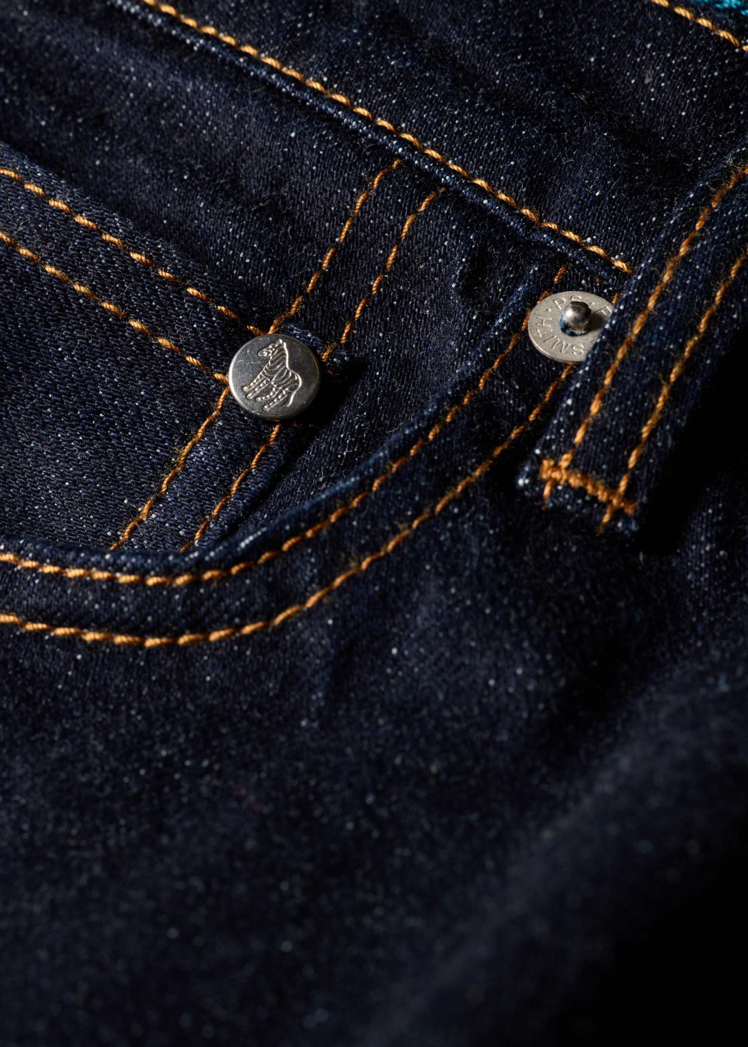 Men's Slim-Fit Indigo-Rinse 'Crosshatch Stretch' Jeans