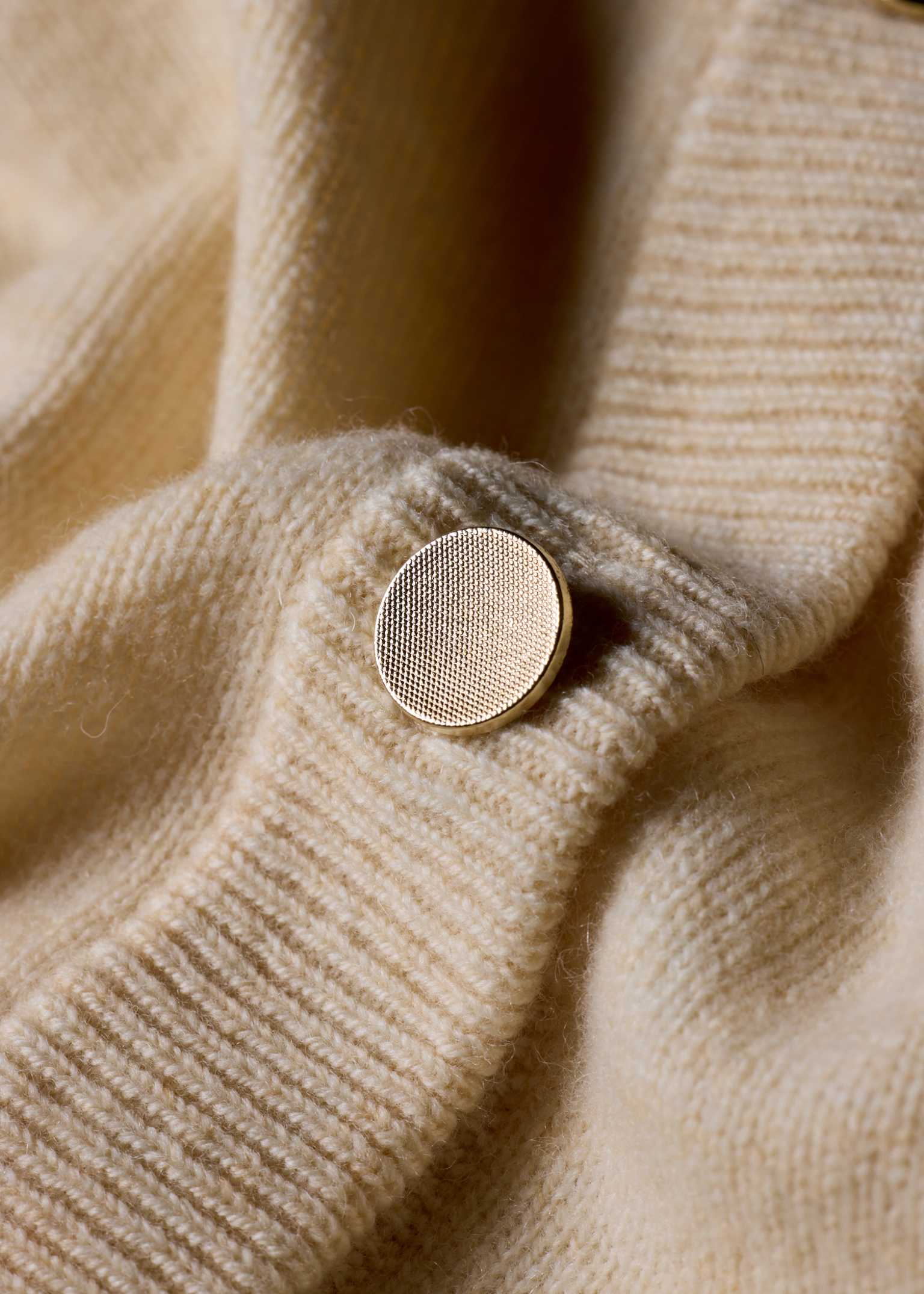 Women s Cream Knitted Cardigan