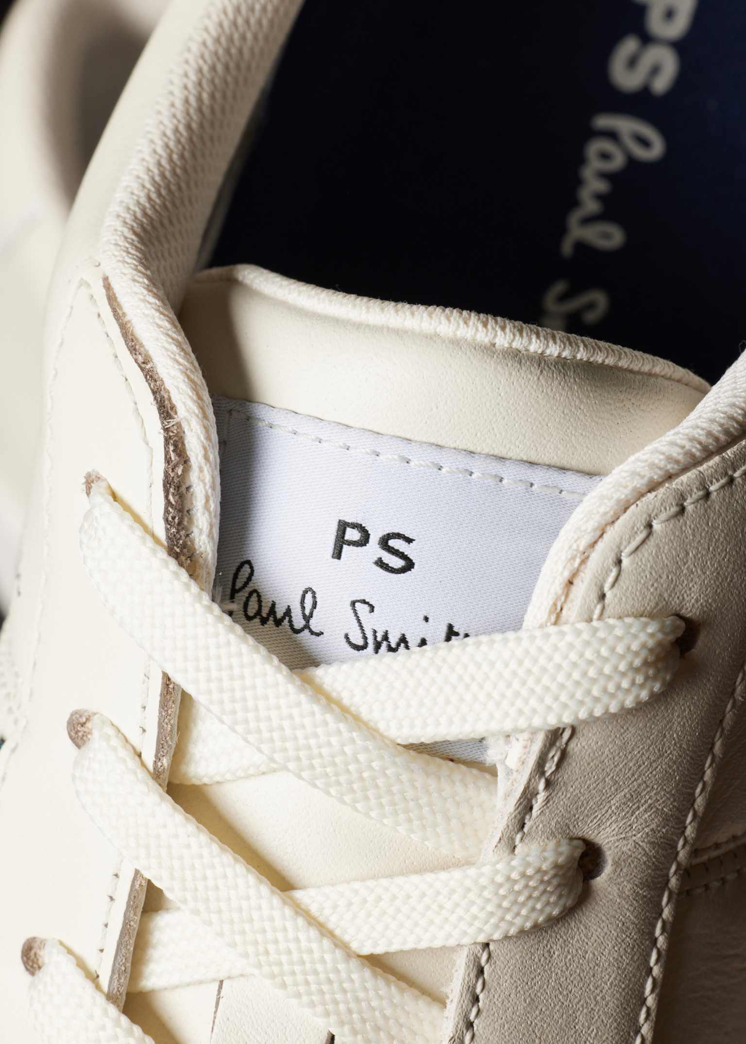 Men's White Leather 'Beech' Trainers