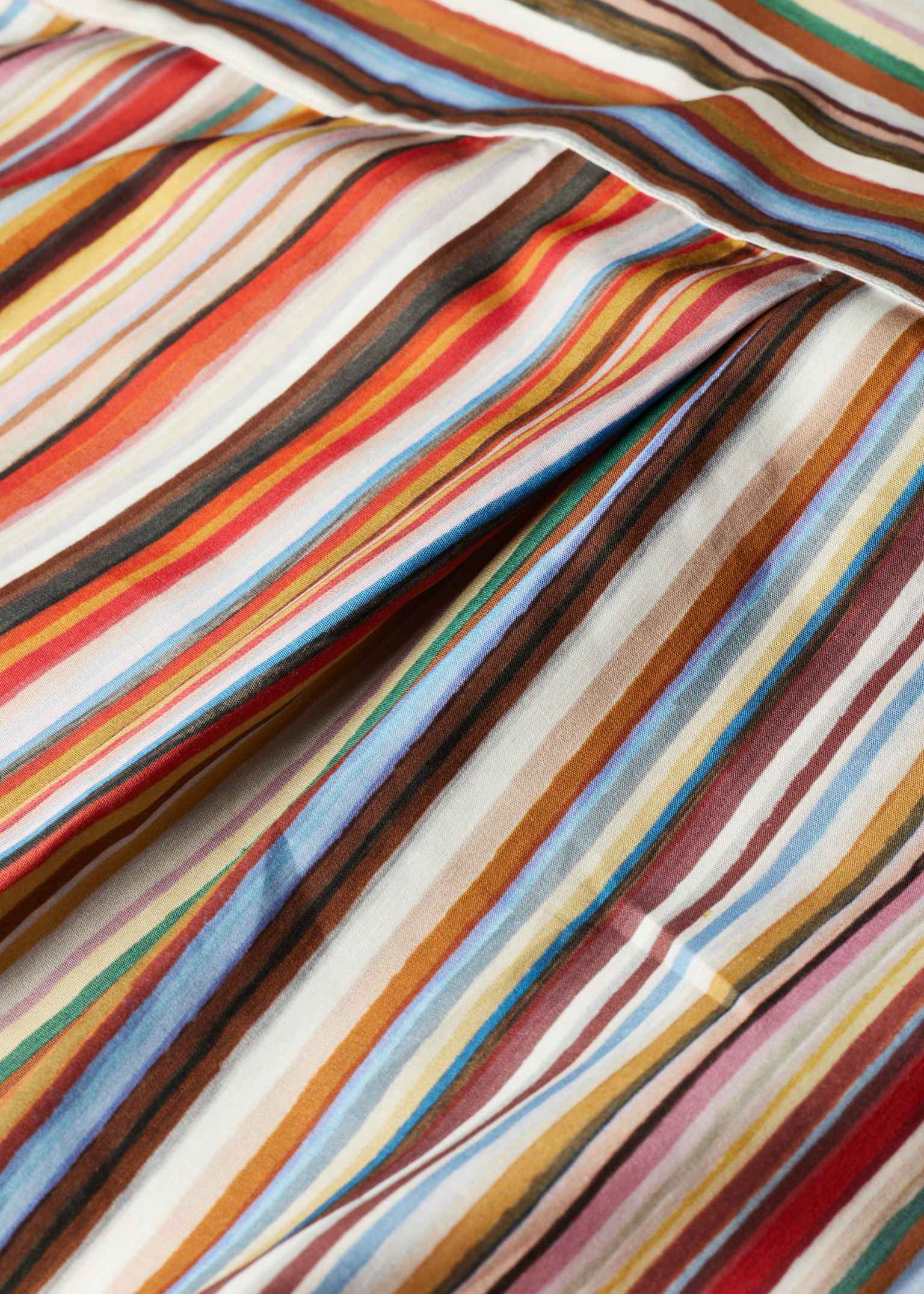 Cotton Stripe embroidered shirt main image 0