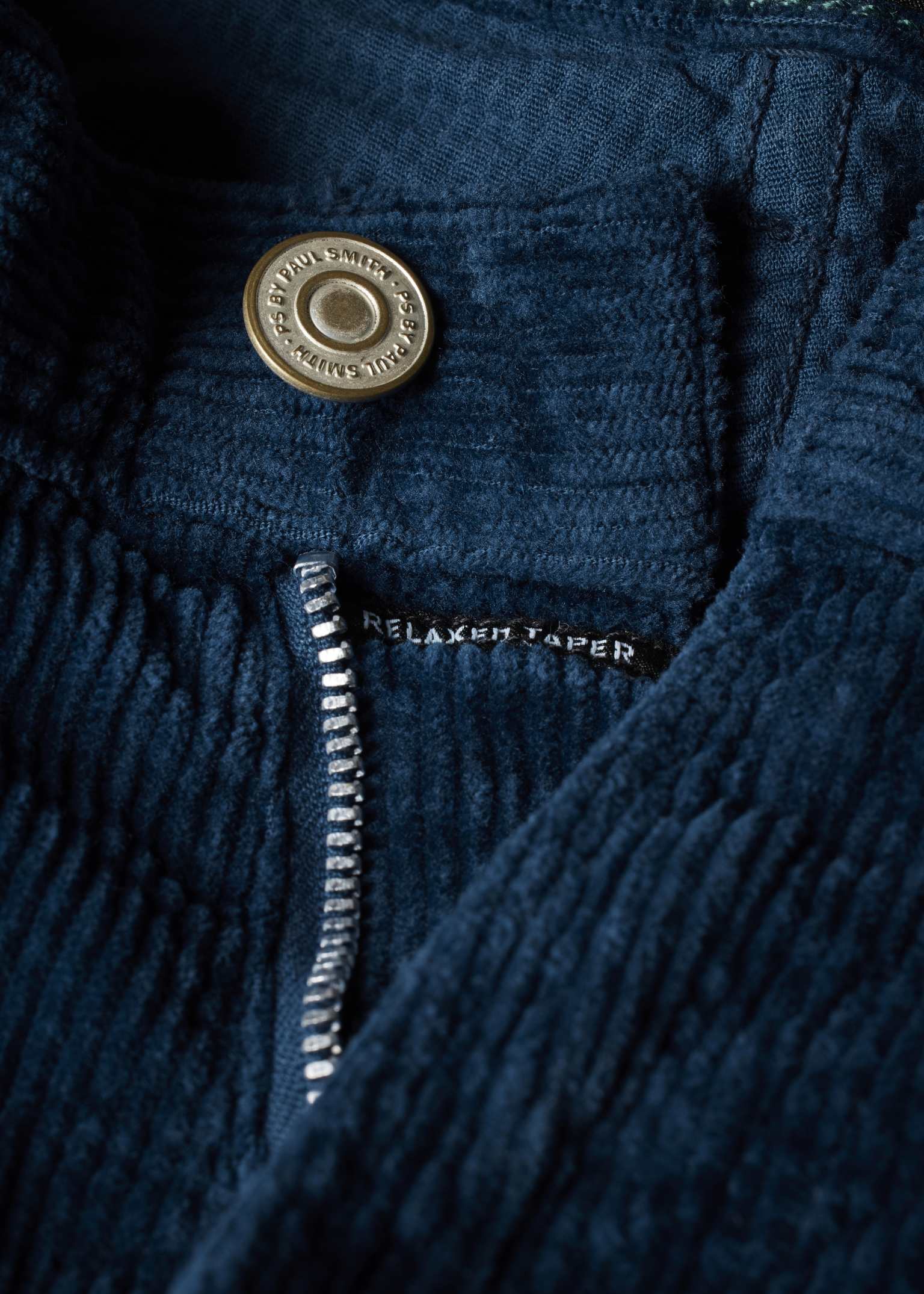 BRIXTON Pantalon Ludlow - Corduroy Bleu