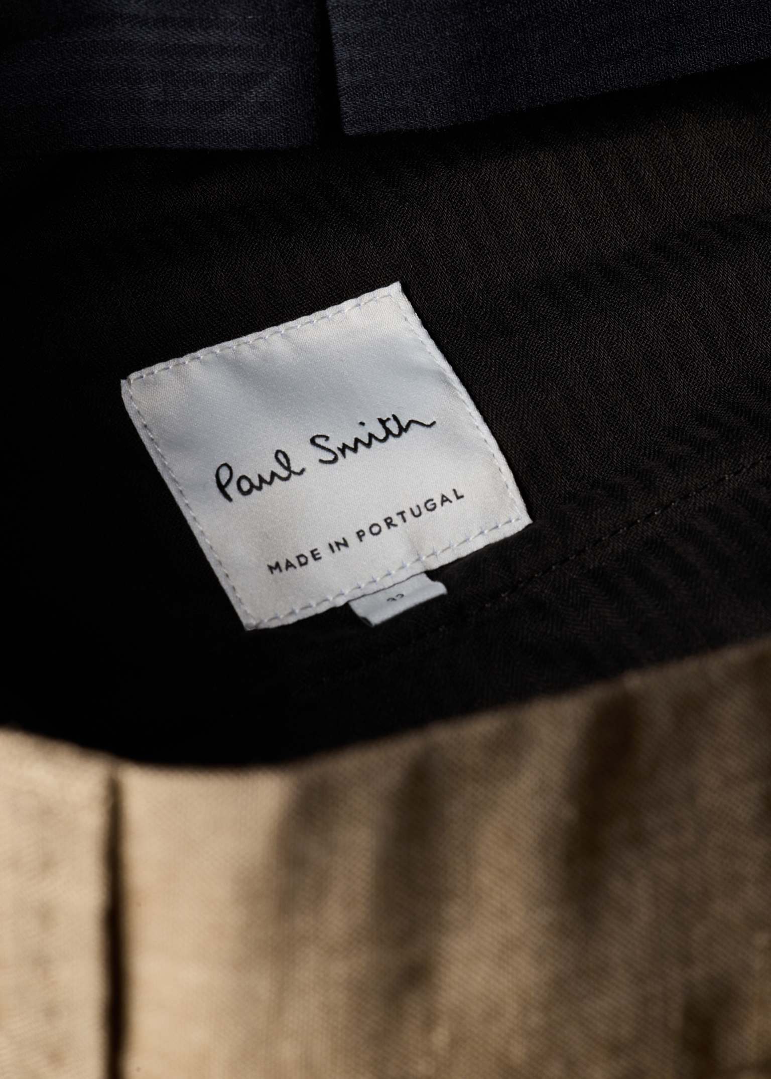【希少】90s Paul smith wide slacks リネン ウール混 Men's Straight-Fit Sand Brown Wool and Linen-Blend Trousers