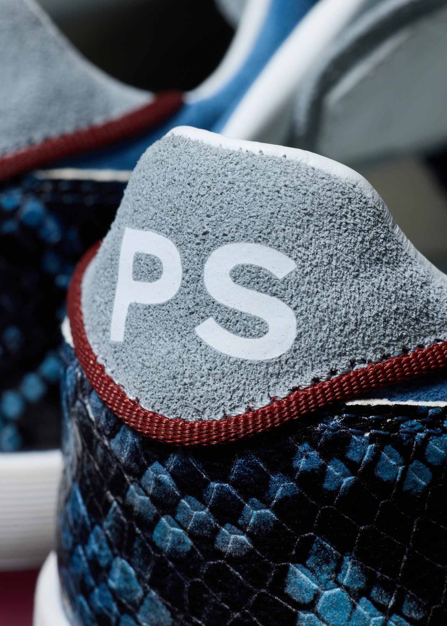 Women's Blue Snake 'Dover' Trainers Paul Smith