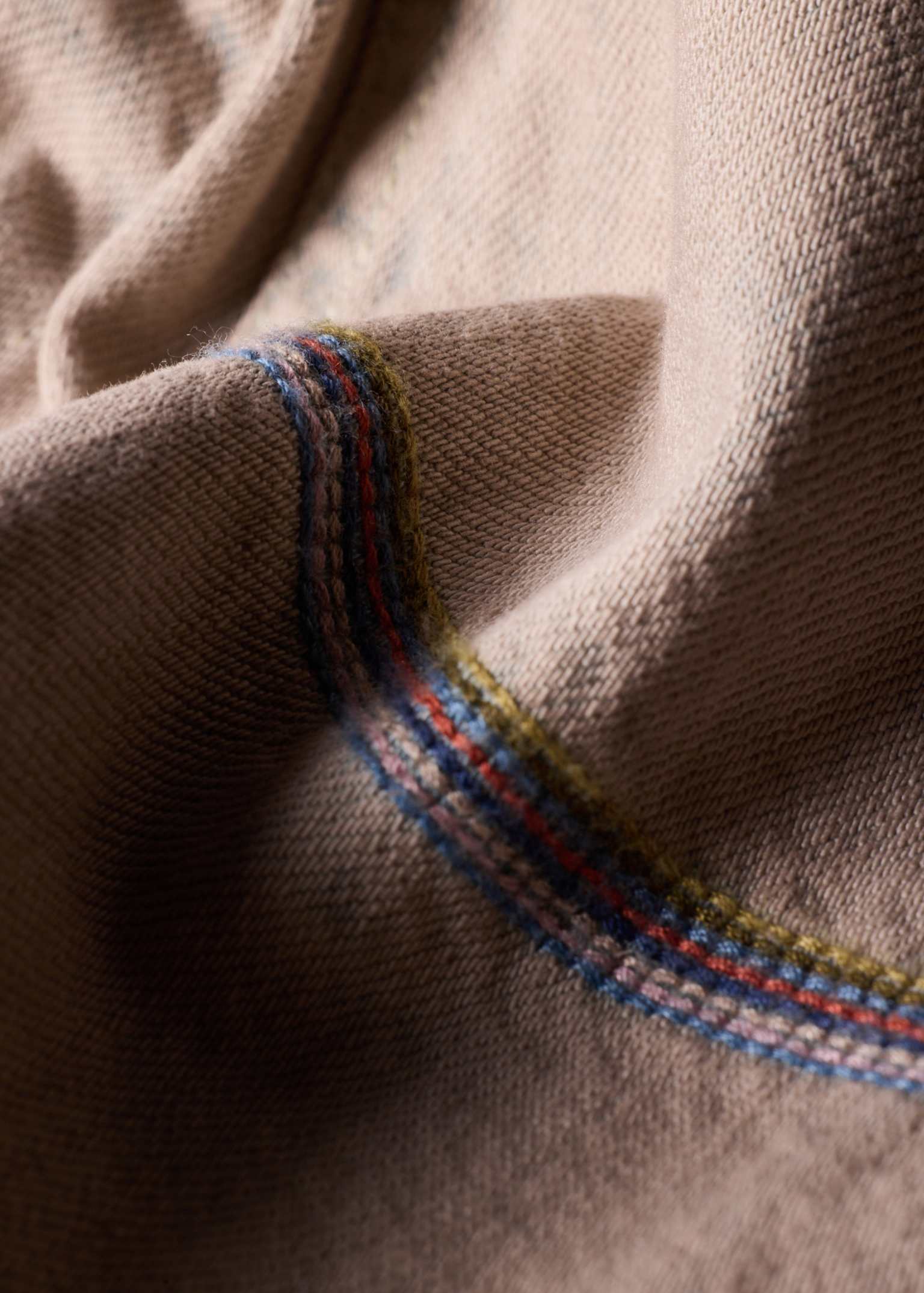 Bleach-Wash Denim Work Jacket