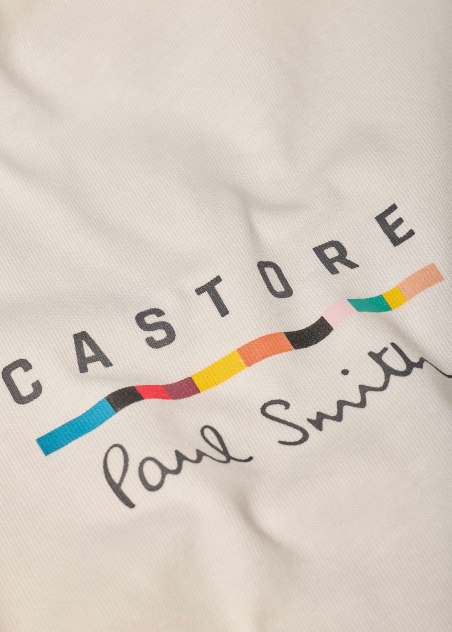 Paul Smith + Castore - White Graphic T-Shirt