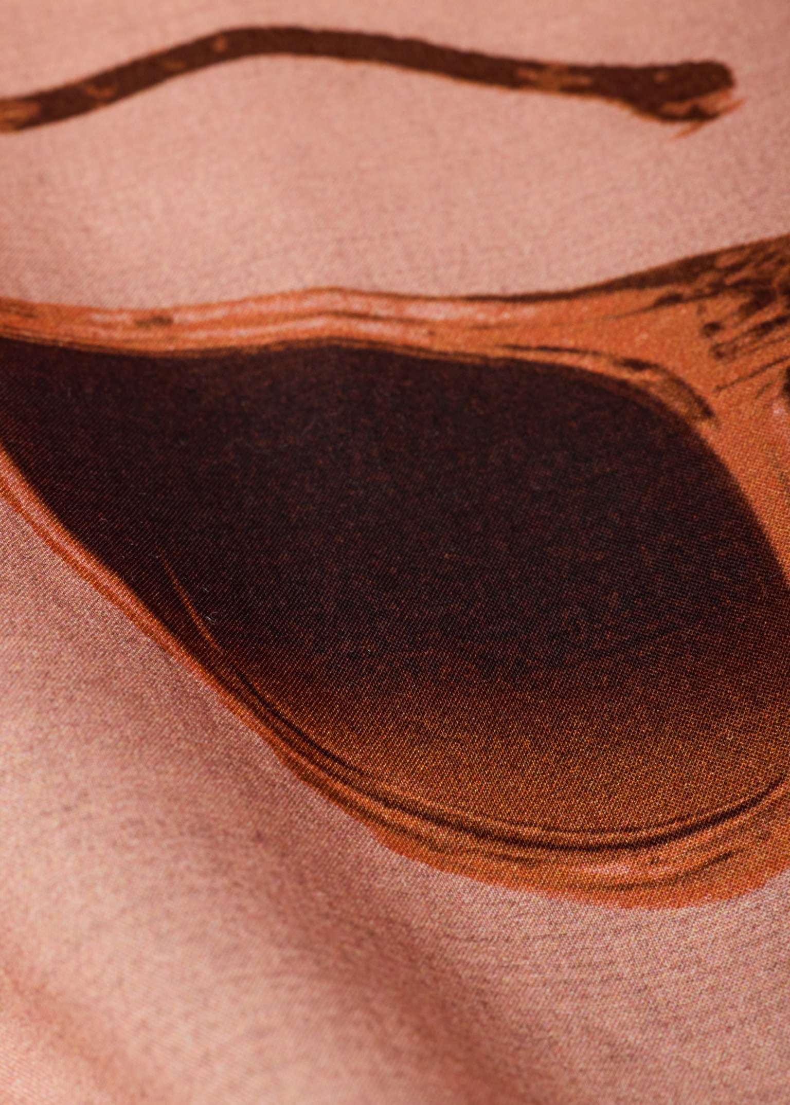 Men's Orange 'Sunbleached Snaps' Poplin Shirt