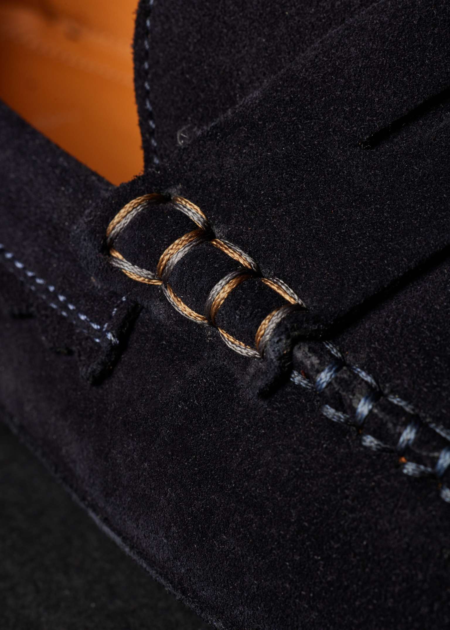 Men's Dark Navy Suede 'Jenson' Loafers