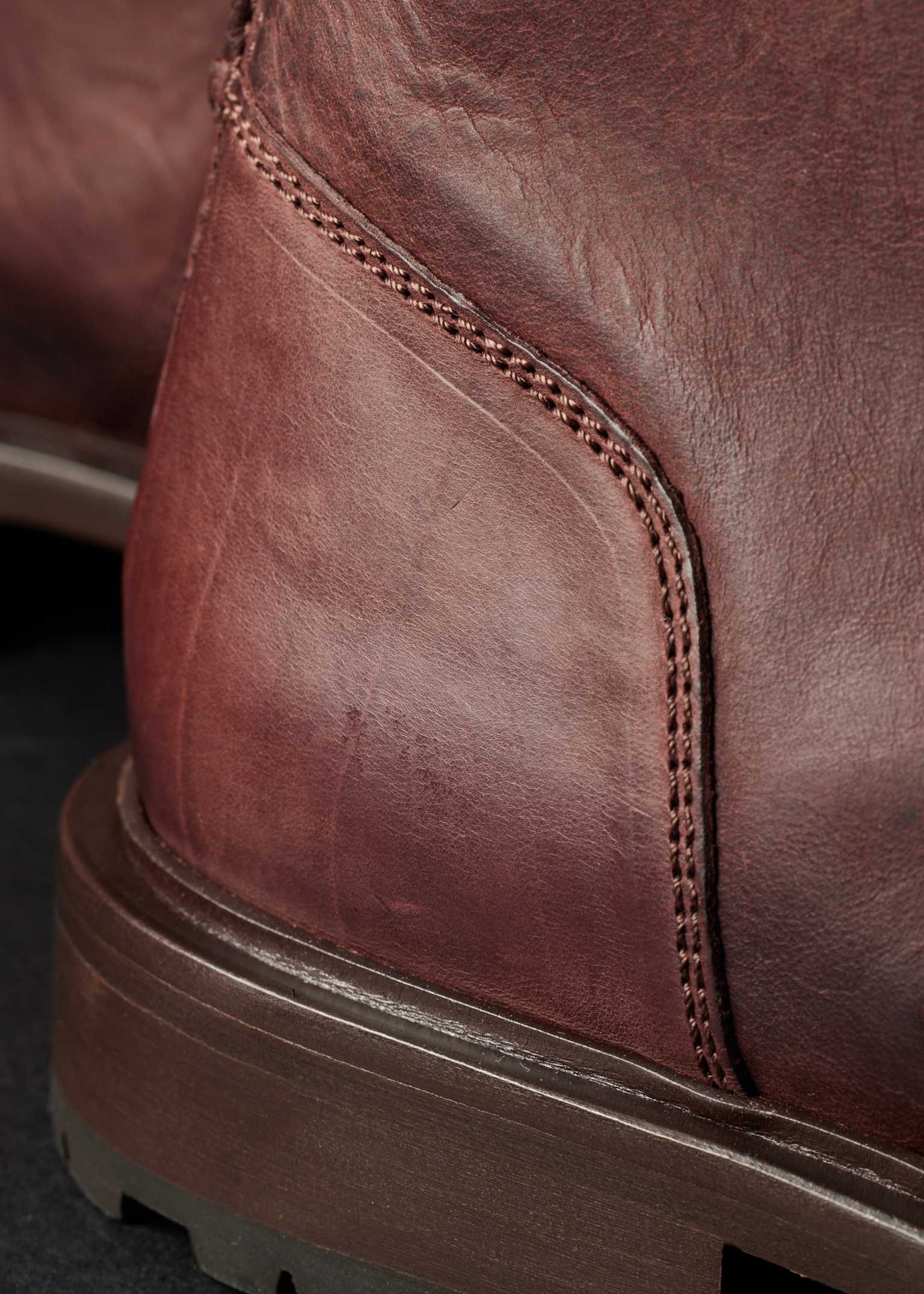 Men's Chocolate Leather 'Falk' Boots