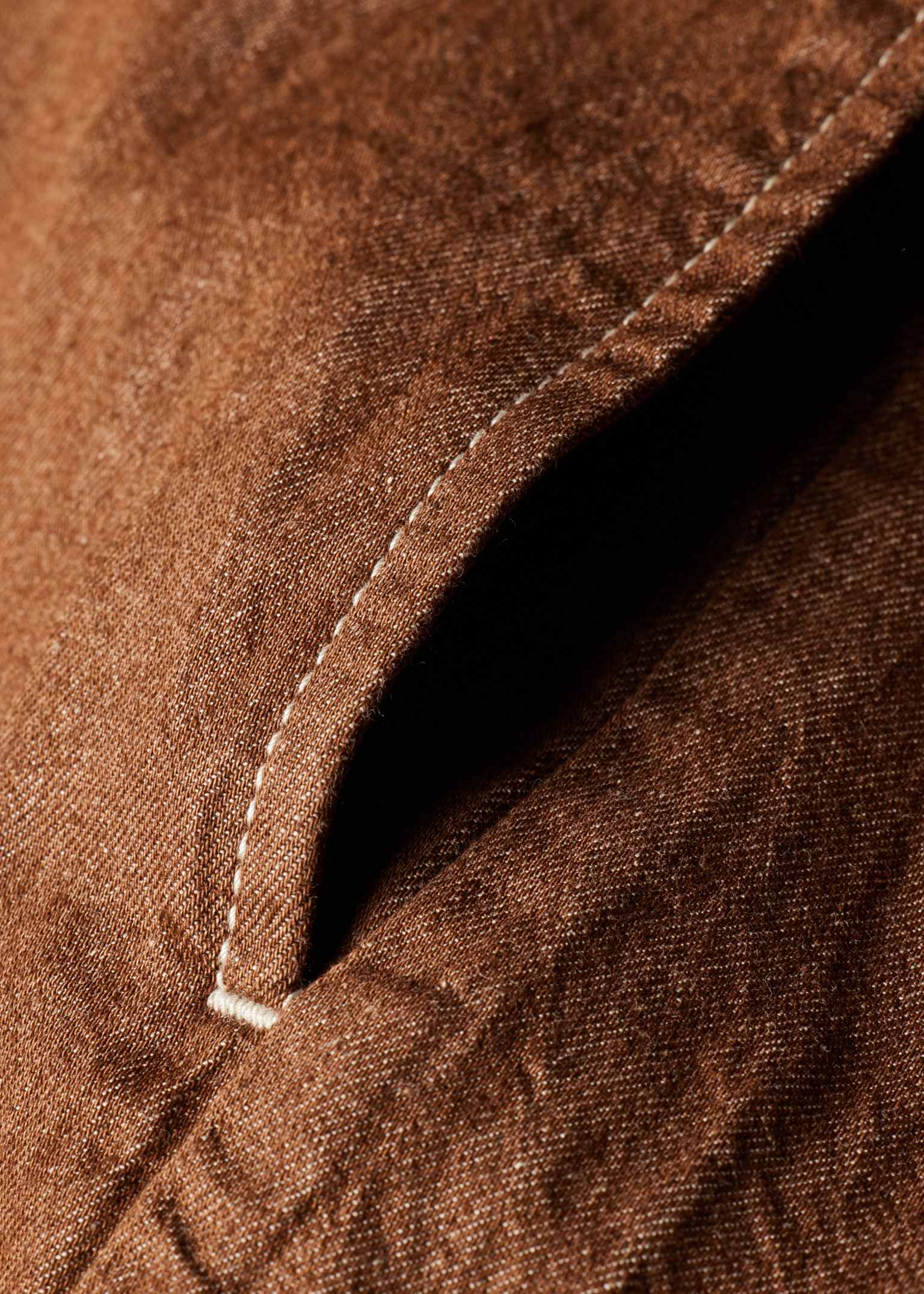Men's Brown Rinse Denim Shorts