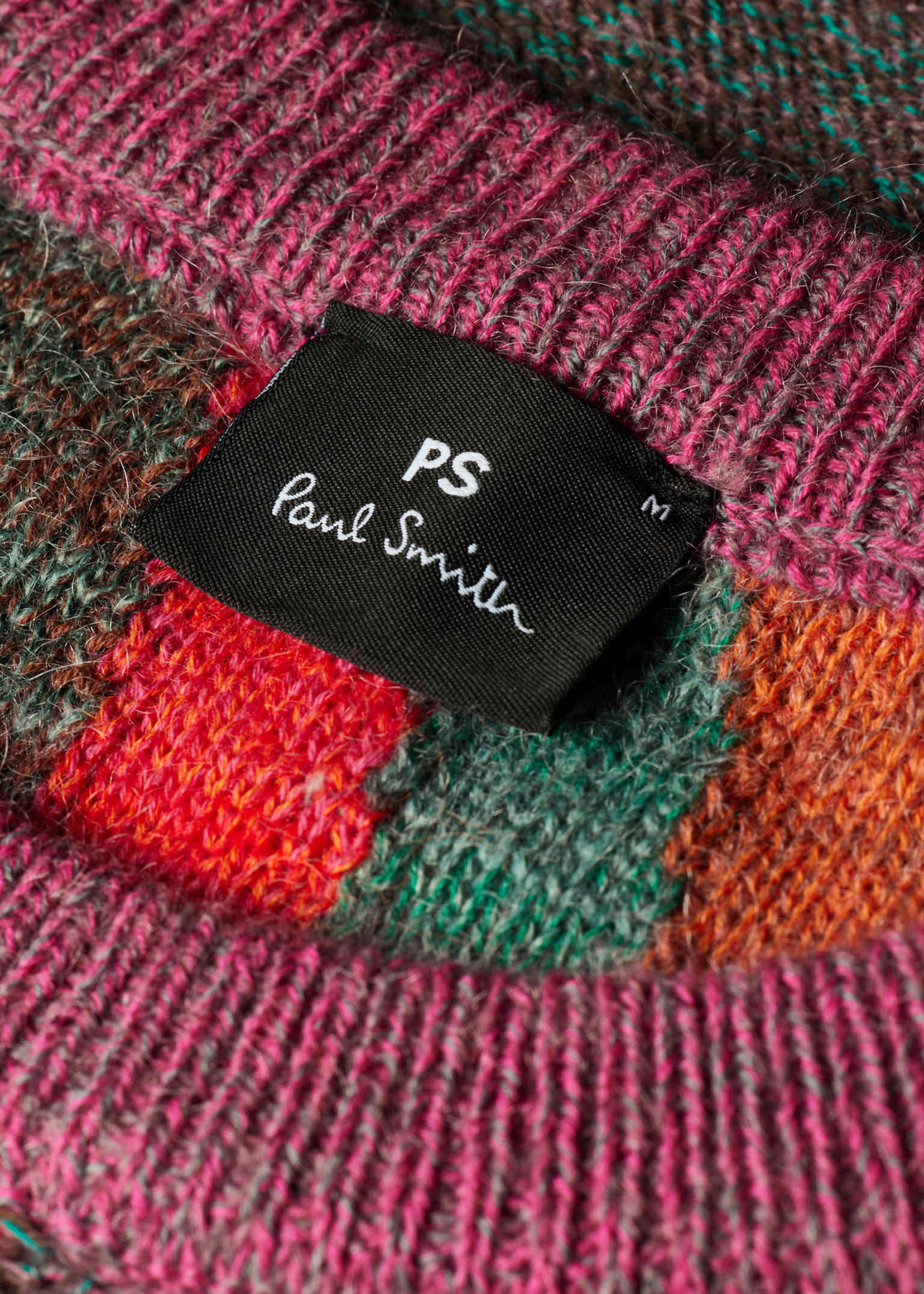 Men's 'Glitch Floral' Cotton-Mohair Sweater