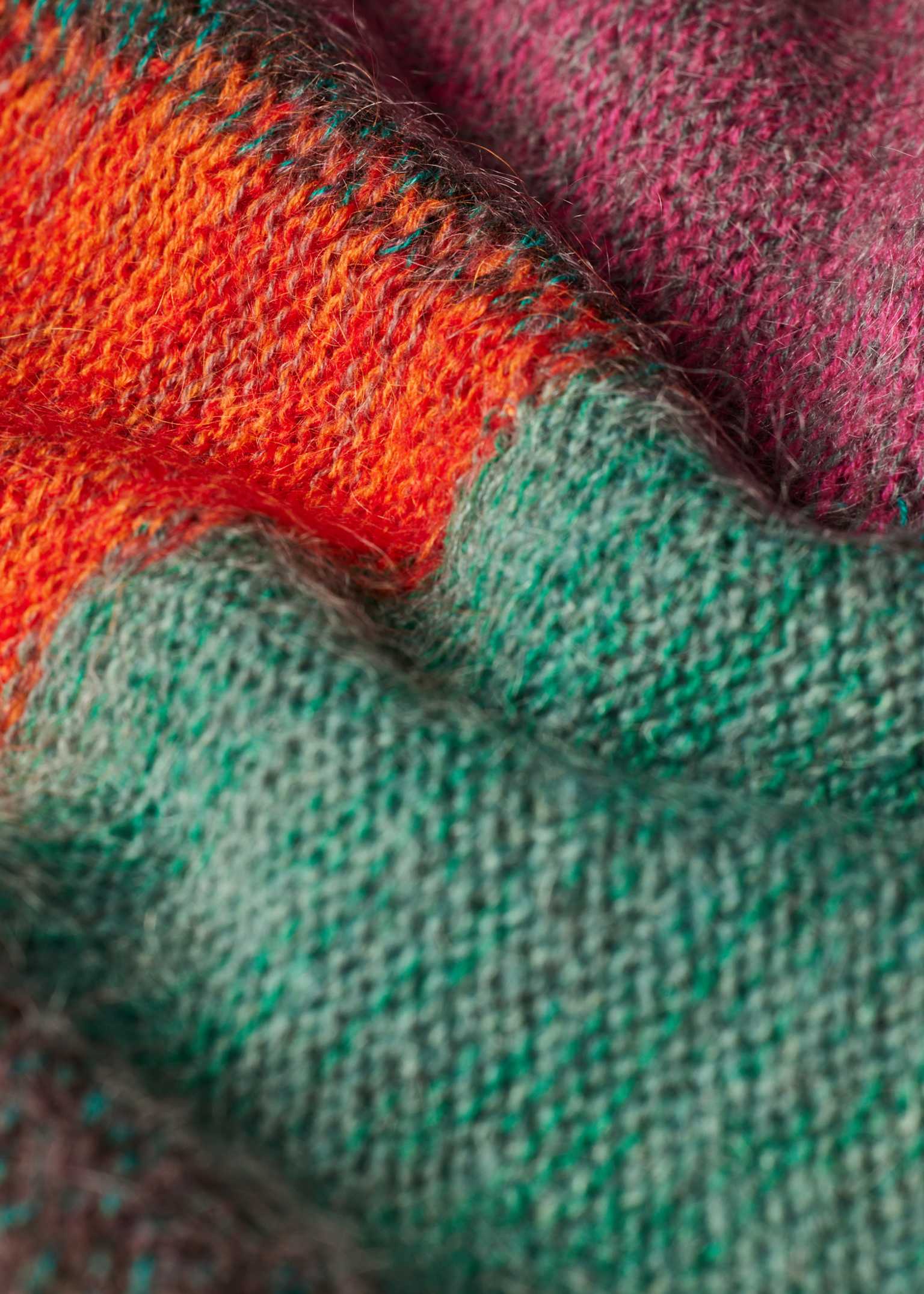 Men's 'Glitch Floral' Cotton-Mohair Sweater